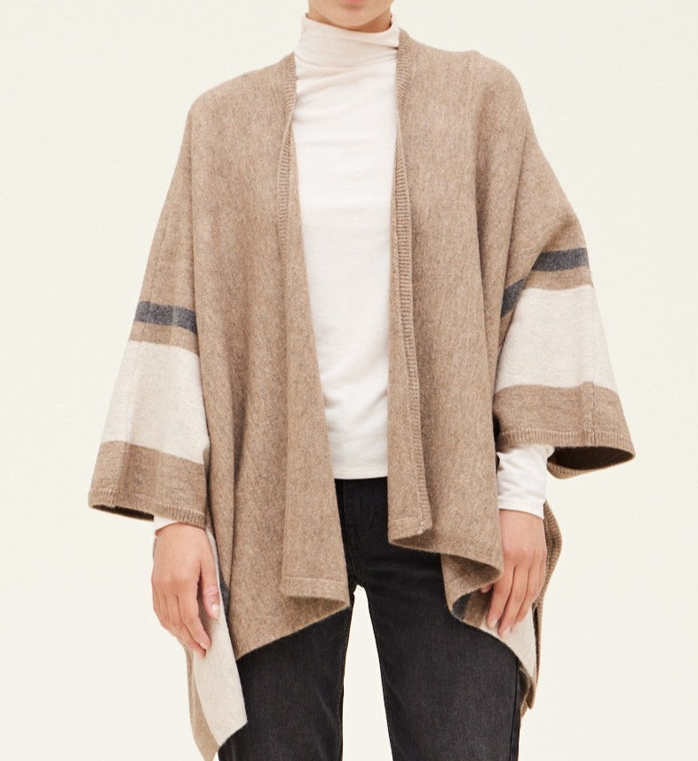 STRIPED SWEATER CARDIGAN