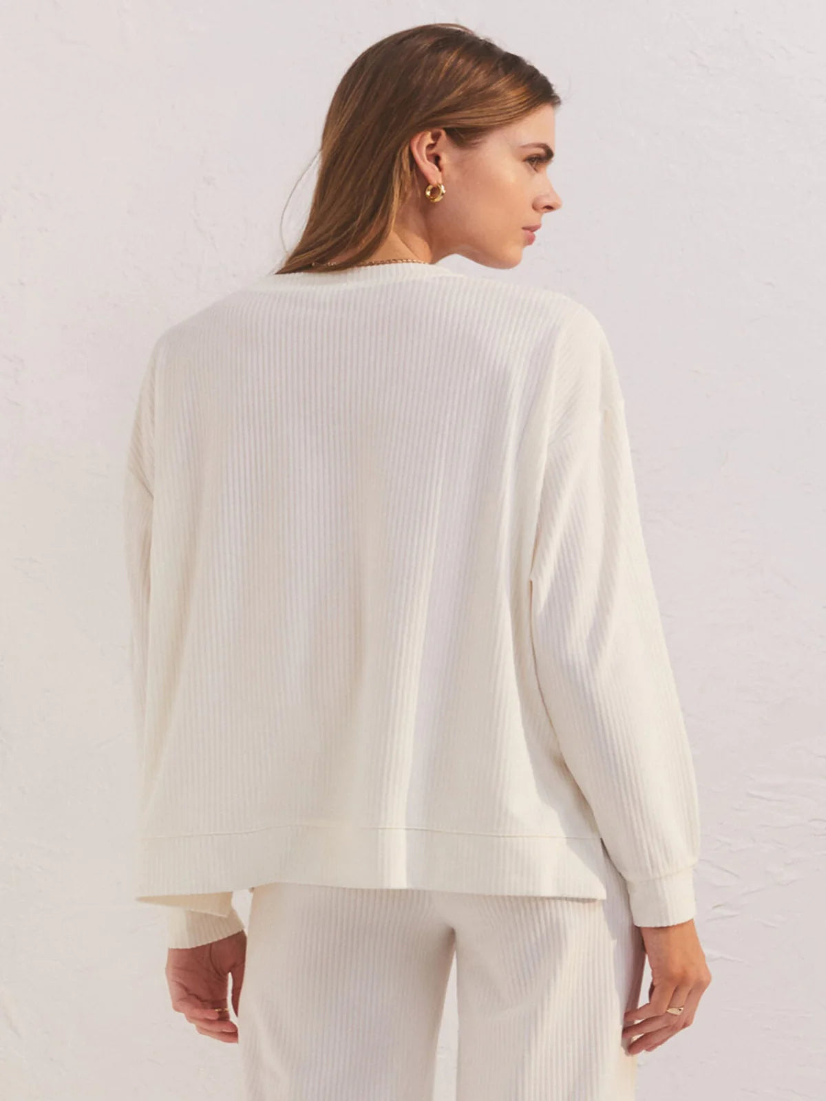 NIGHT IN VELOUR L/S TOP