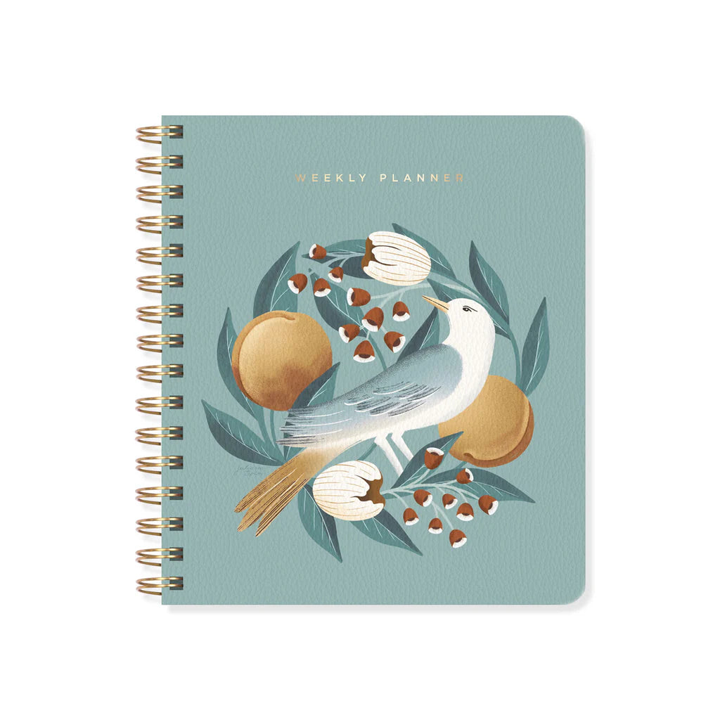 BLUE BIRD NONDATED WEEKLY PLANNER