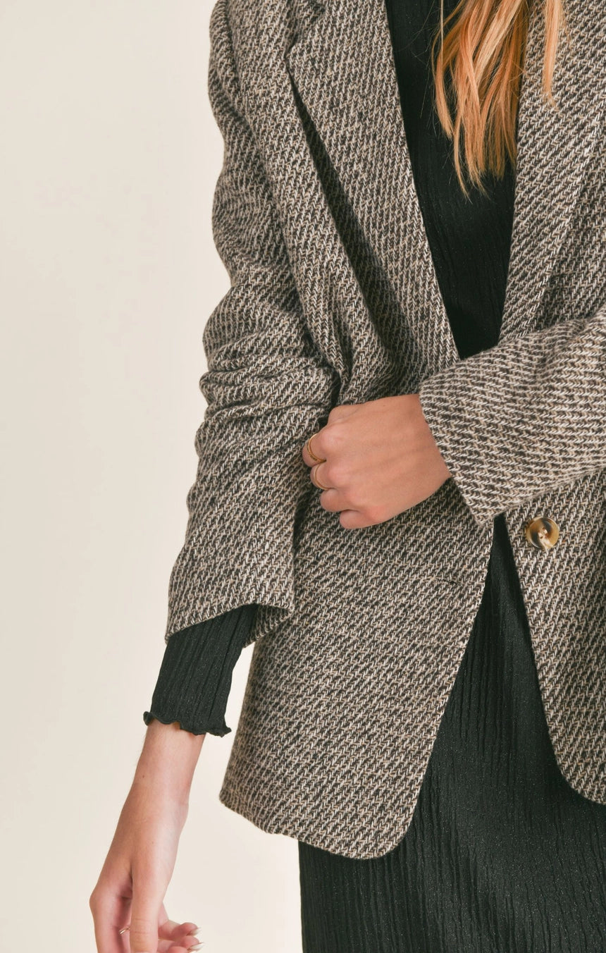 HOPEFUL BUTTONED BLAZER