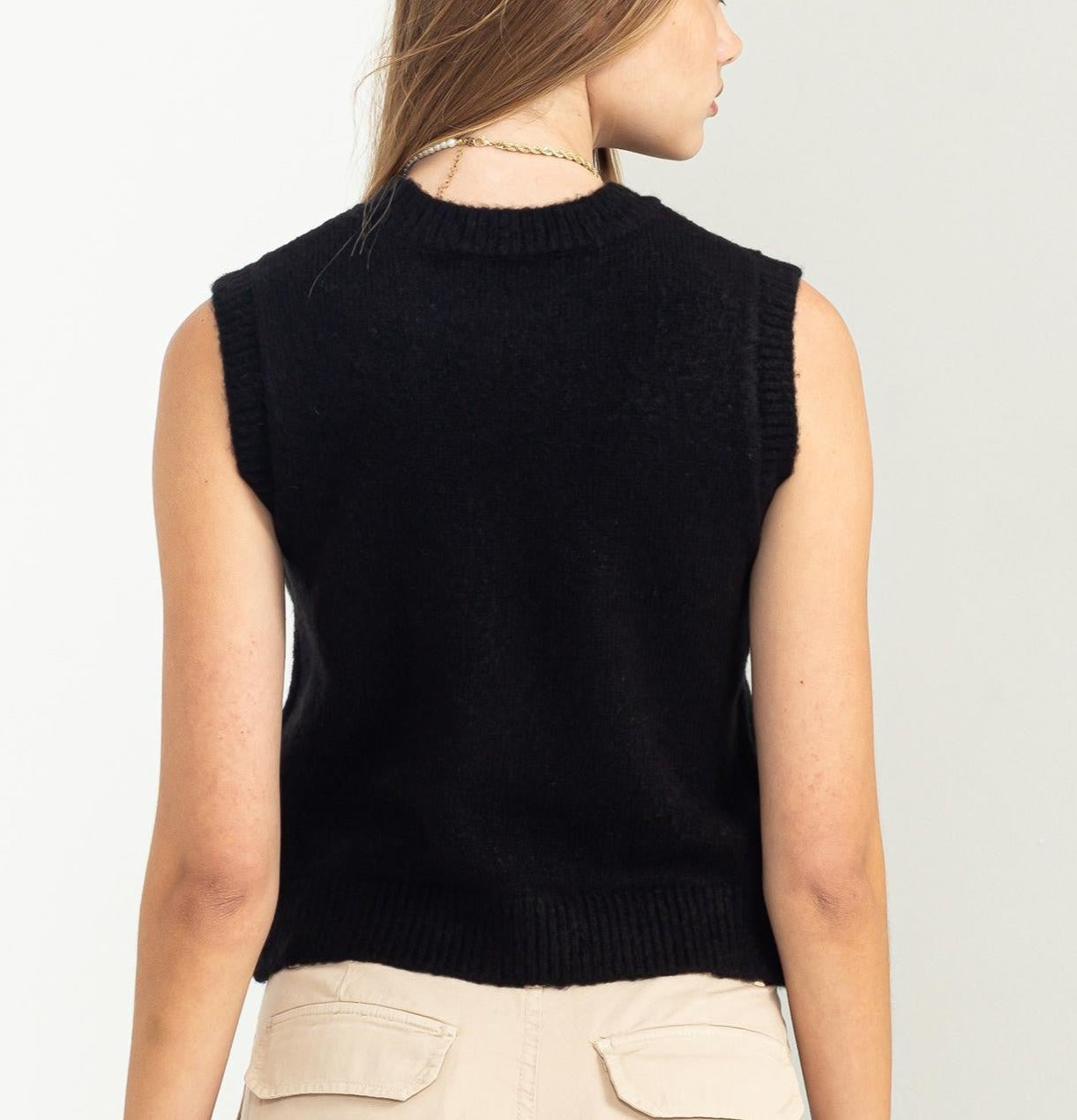 CALLIE CREWNECK SWEATER VEST