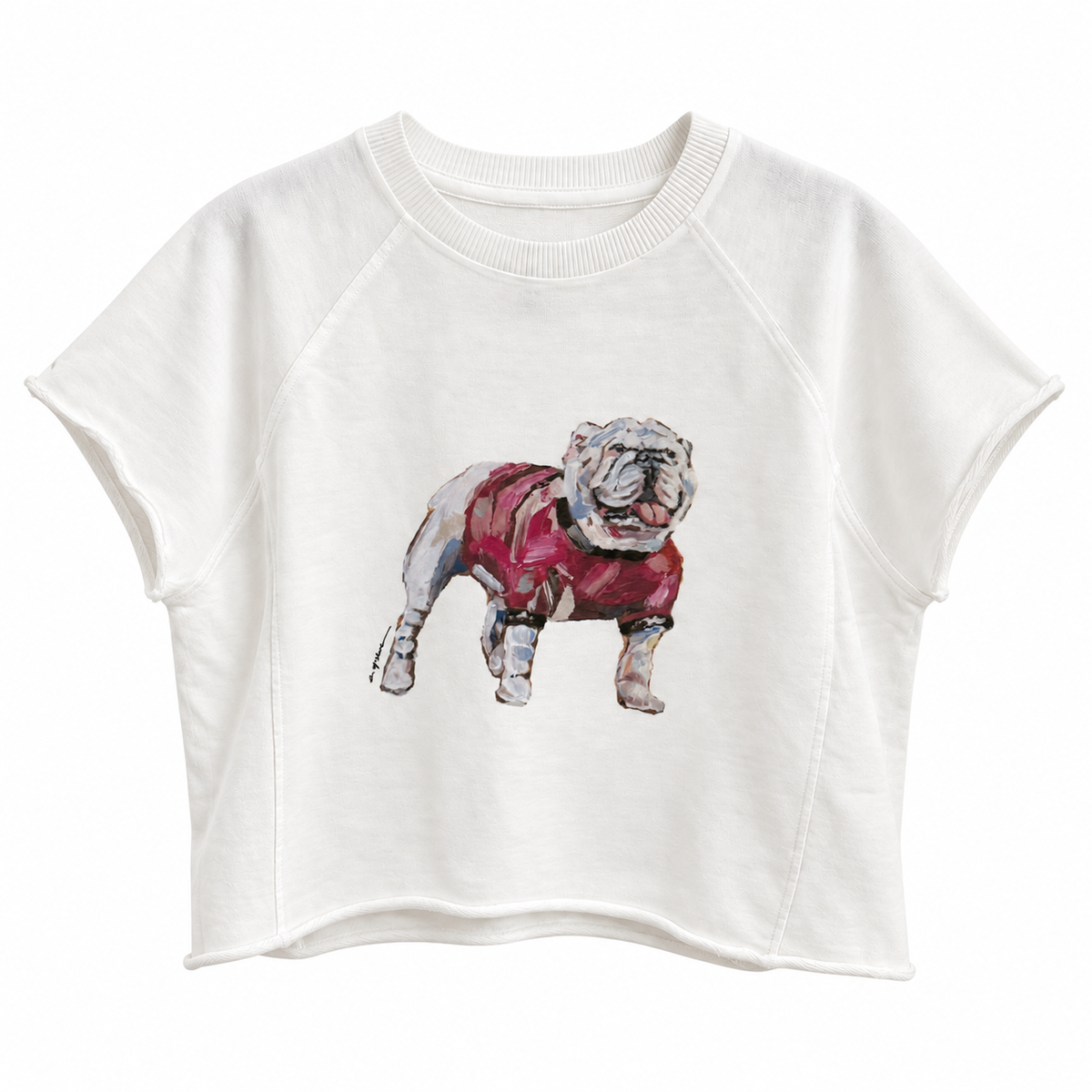 "GEORGIA HERITAGE" Edgy Small Bulldog Tee