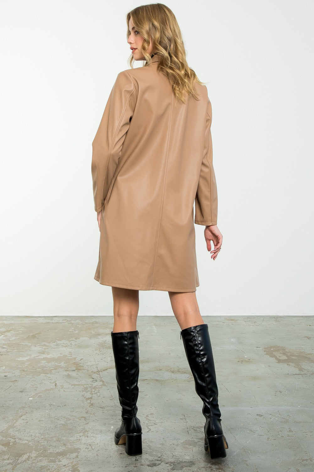 LANE LEATHER COAT