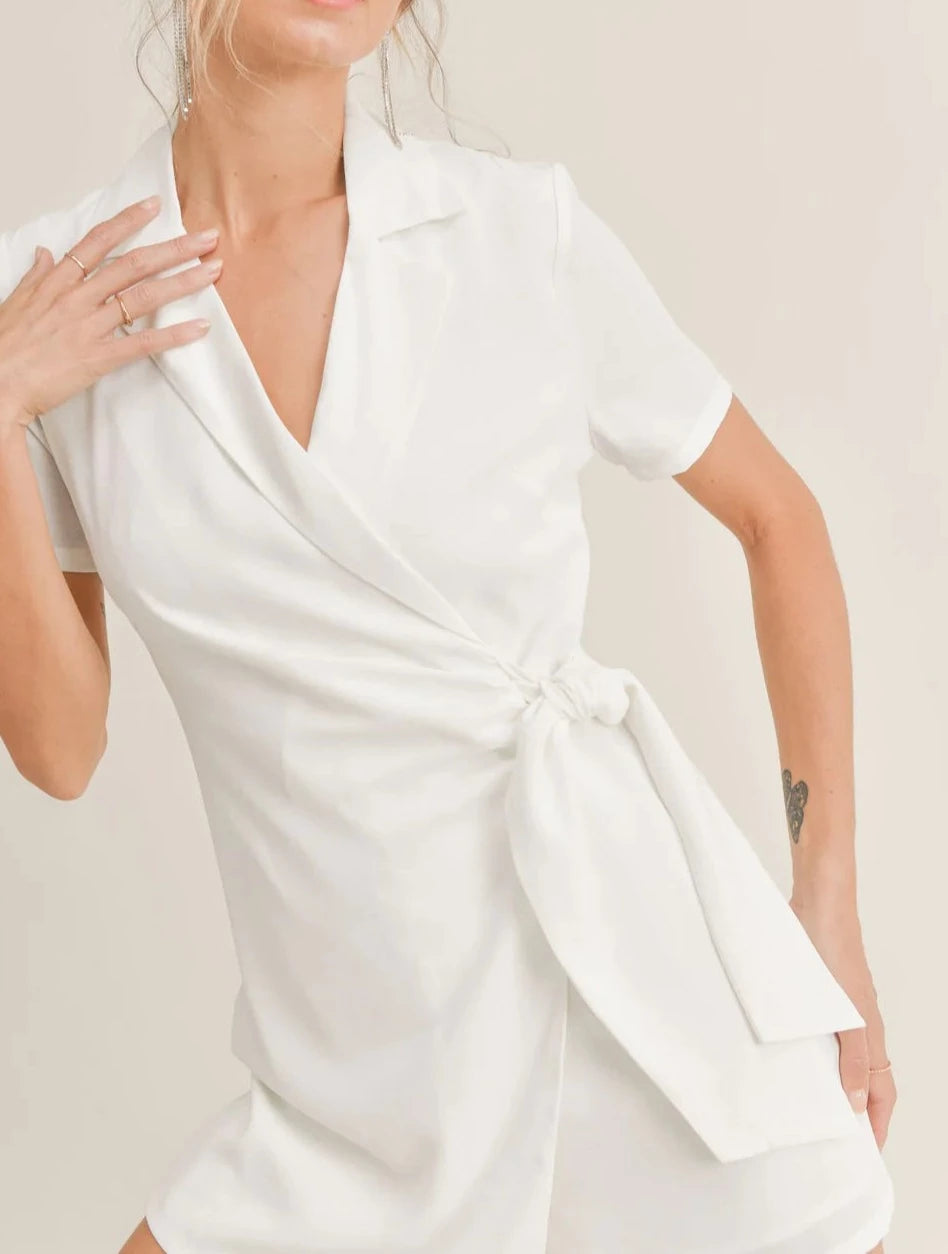 VOW WRAP ROMPER