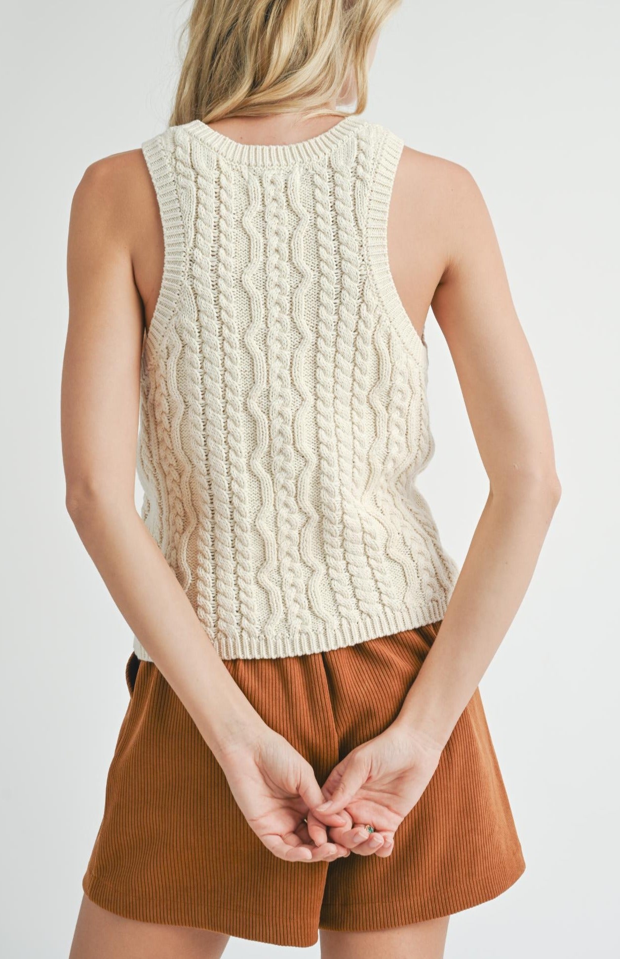 "SOUND MIND" SWEATER TANK