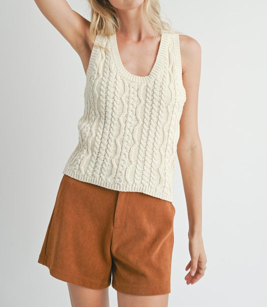 "SOUND MIND" SWEATER TANK