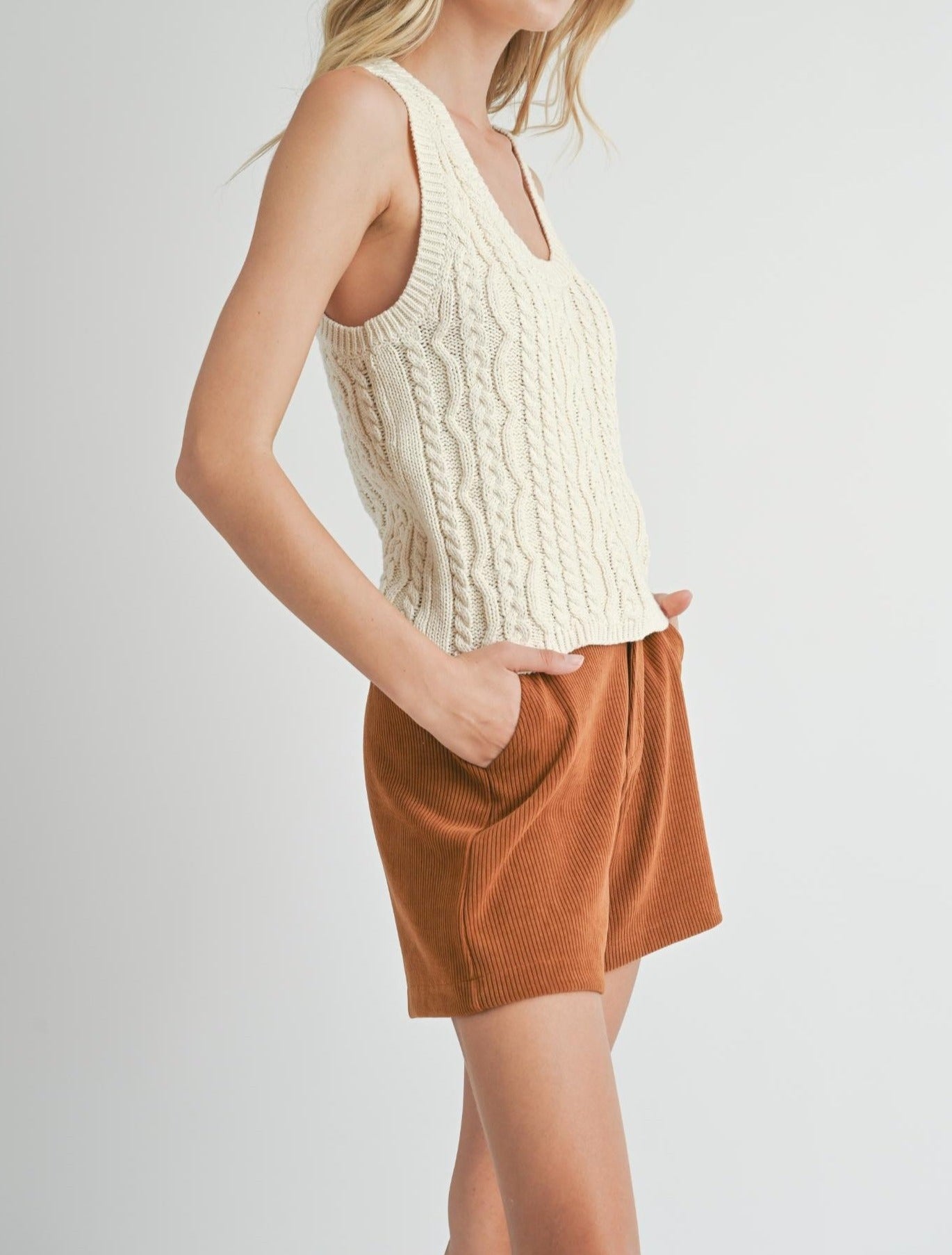 "SOUND MIND" SWEATER TANK