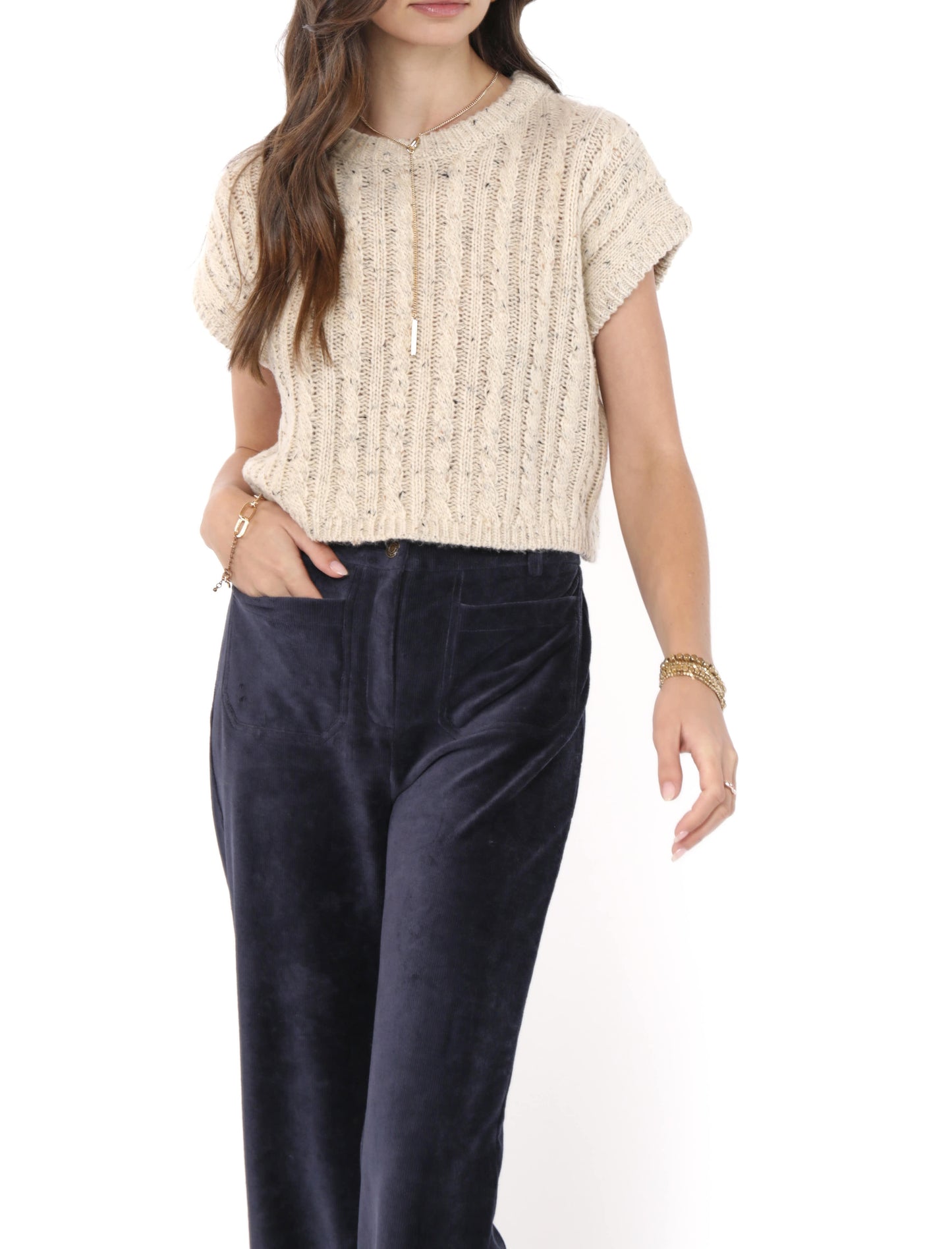 "BORN AGAIN" SWEATER TANK