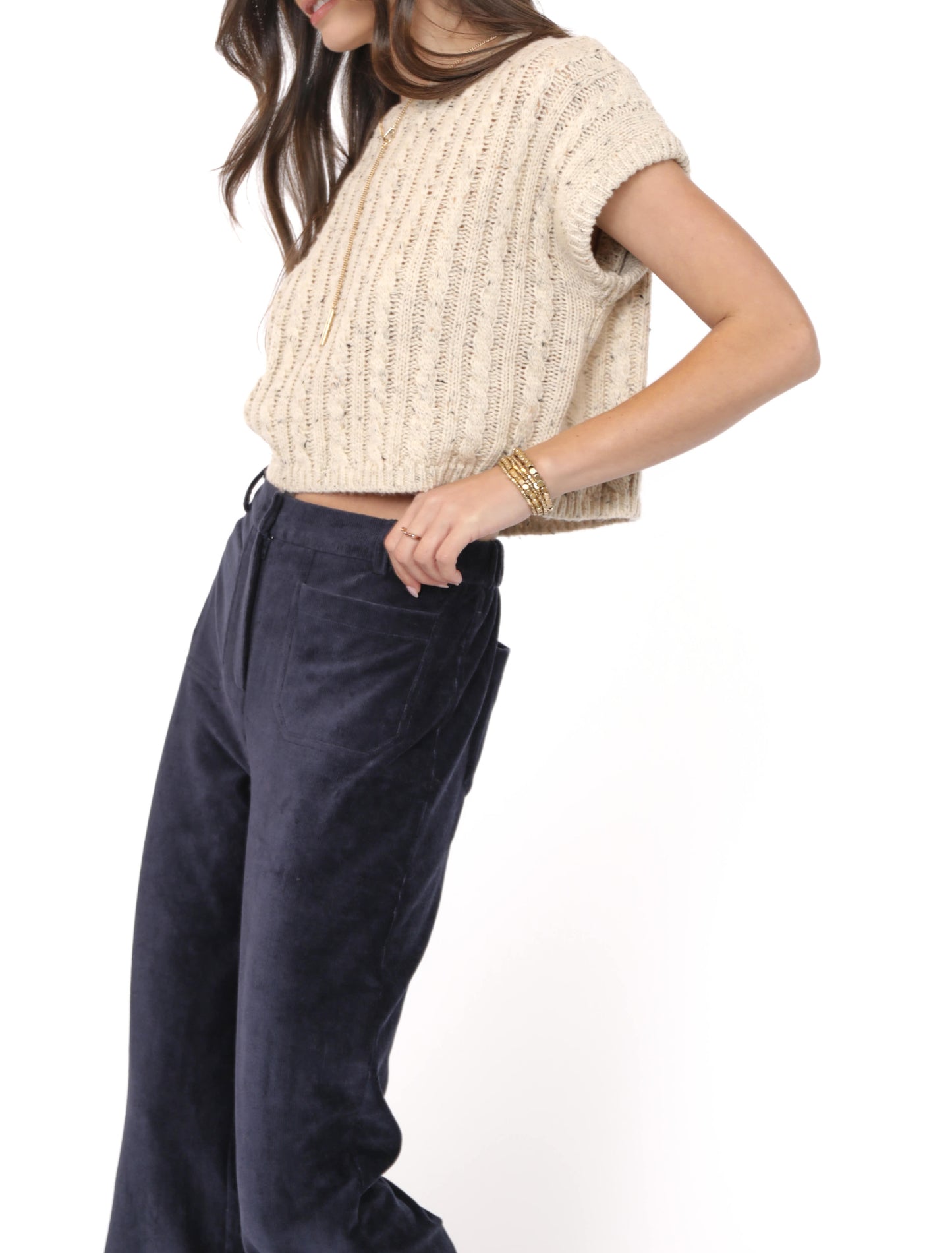 "BORN AGAIN" SWEATER TANK