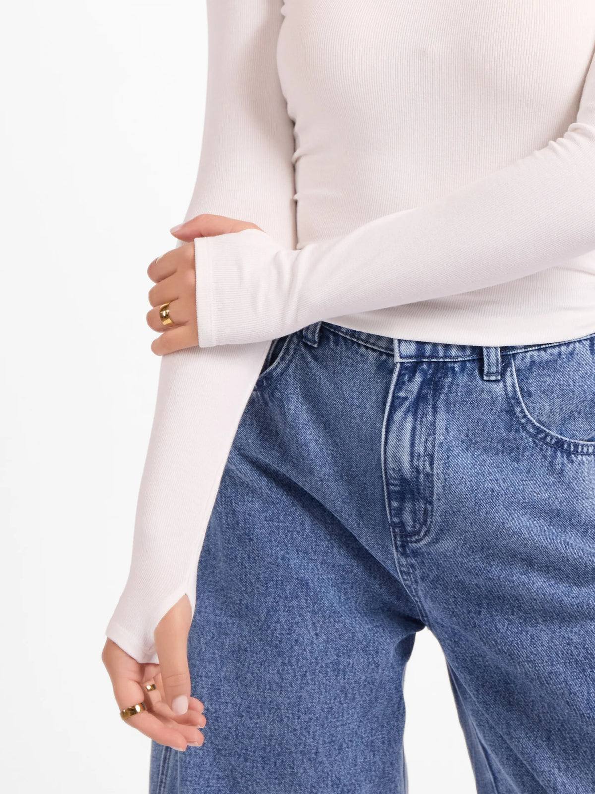 THE STAPLE MOCKNECK KNIT TOP