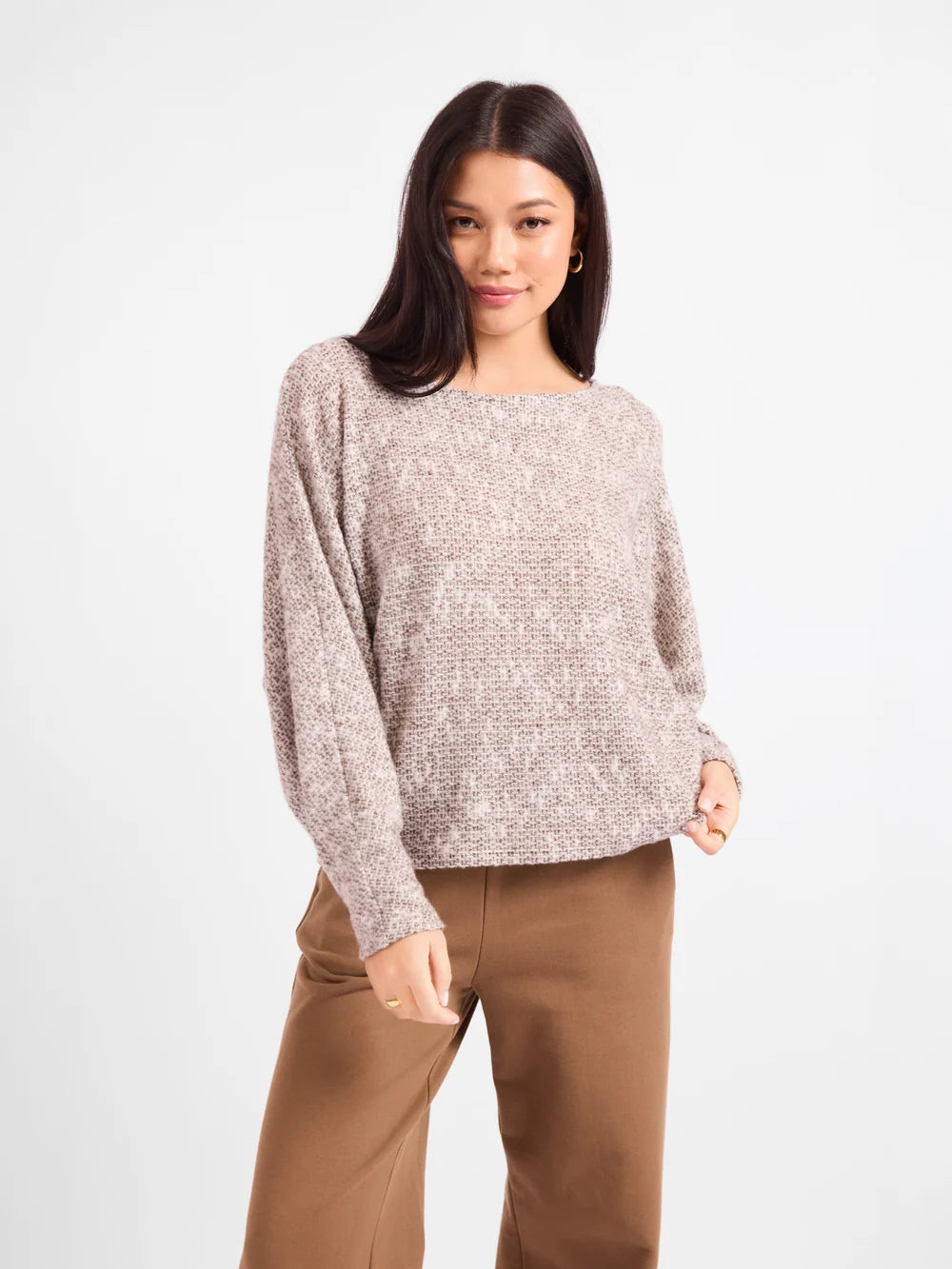 "IN GOOD COMPANY" Dolman Sleeve Knit Top