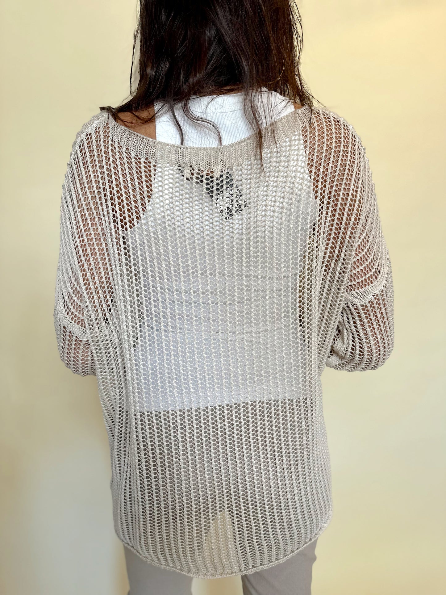 ANNALISE CROCHET SWEATER TOP