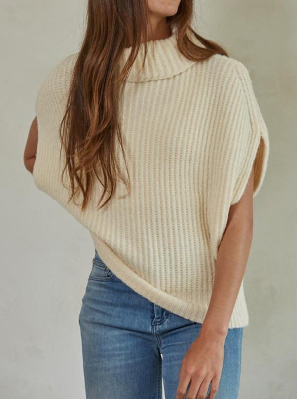 "WITH ME" SWEATER VEST