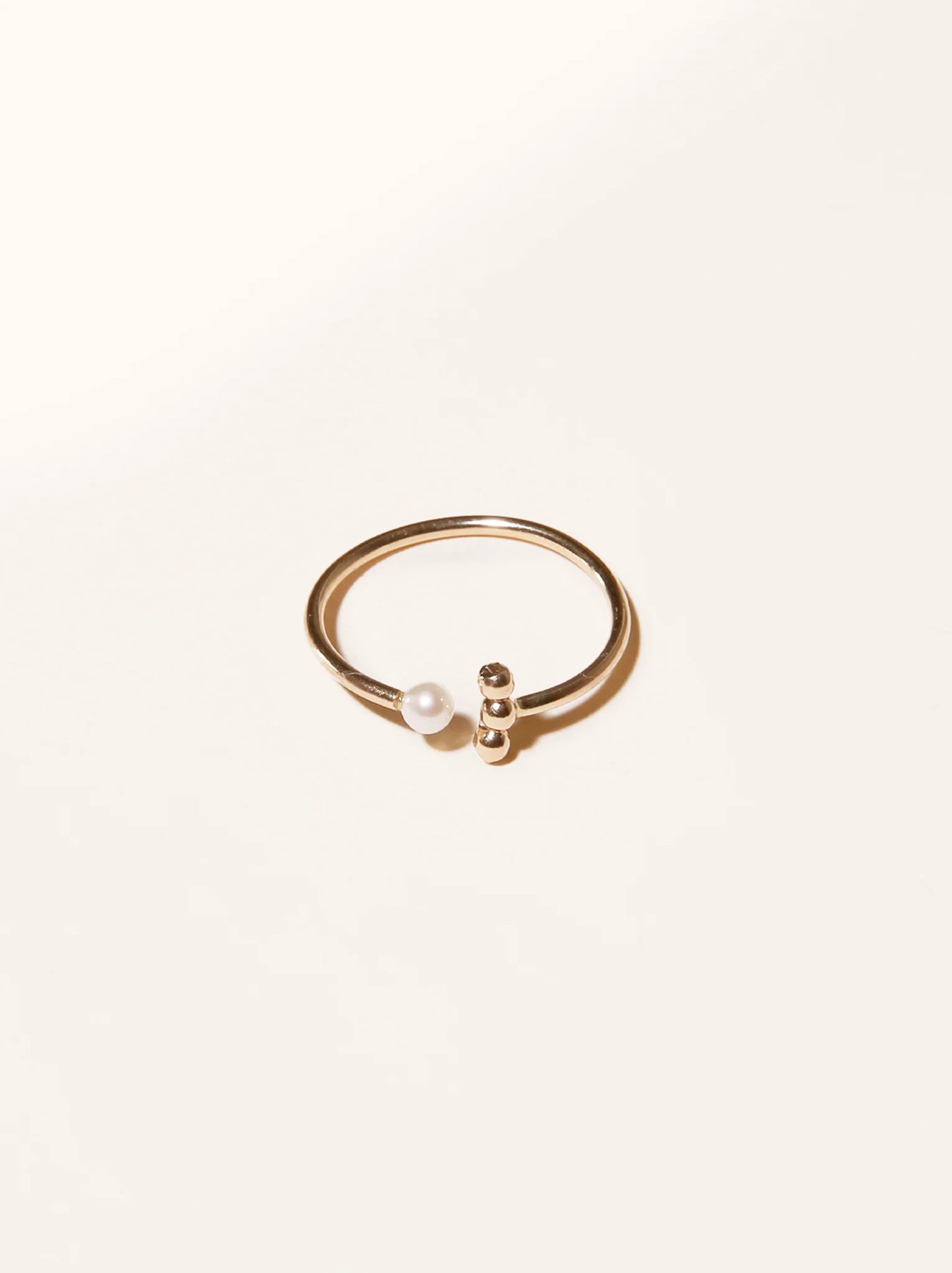 CAESAR OPEN PEARL RING by Able
