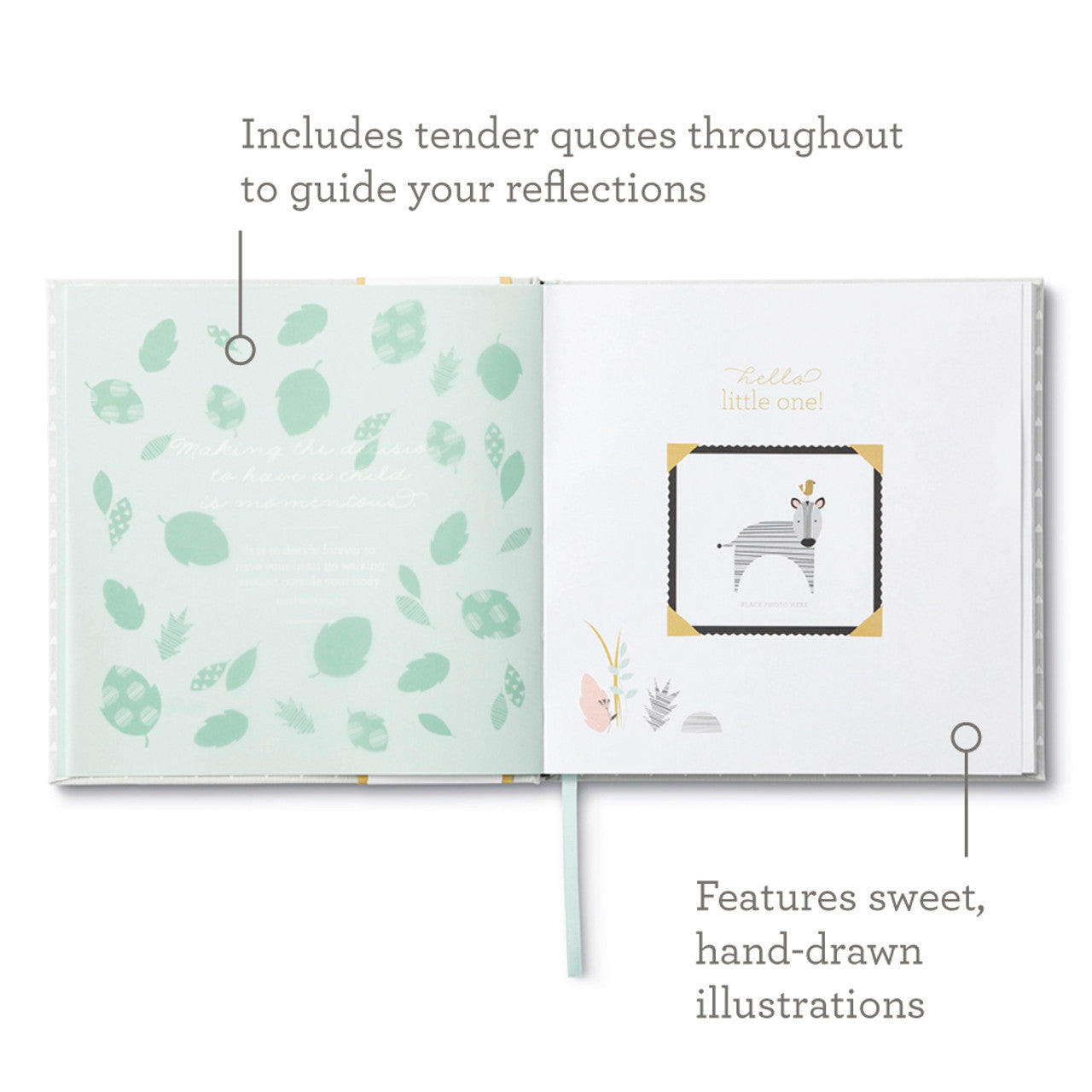 HELLO LITTLE ONE - Baby Keepsake Book