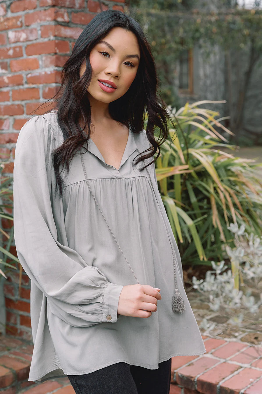 Cobblestone GiGi TASSEL BLOUSE