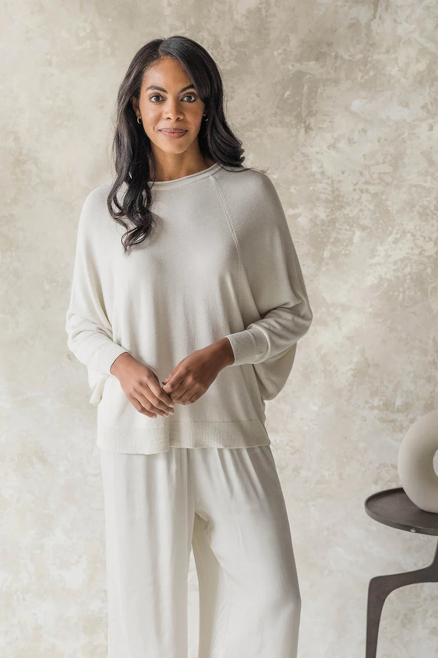 Cobblestone VERA RAGLAN SLEEVE PULLOVER SWEATER