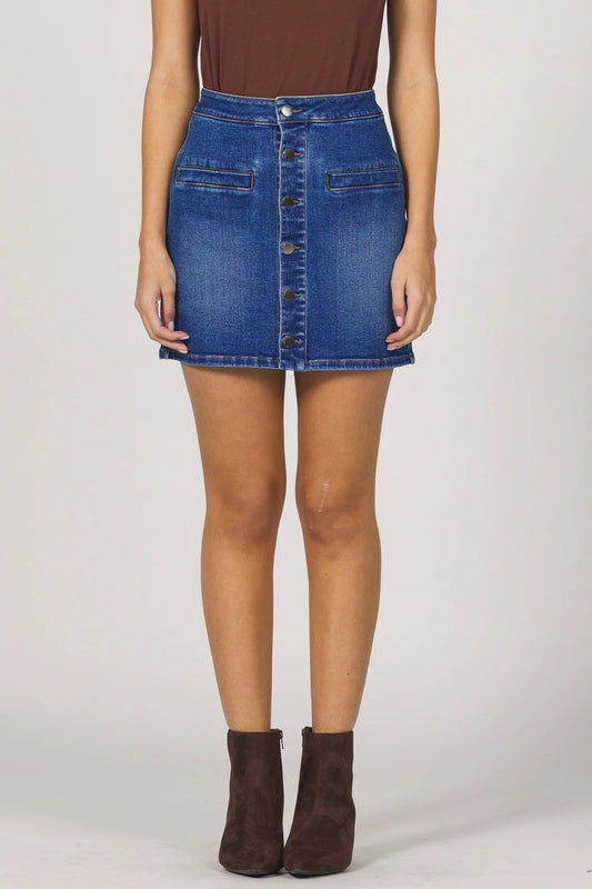 QUINN DENIM SKIRT by Dear John
