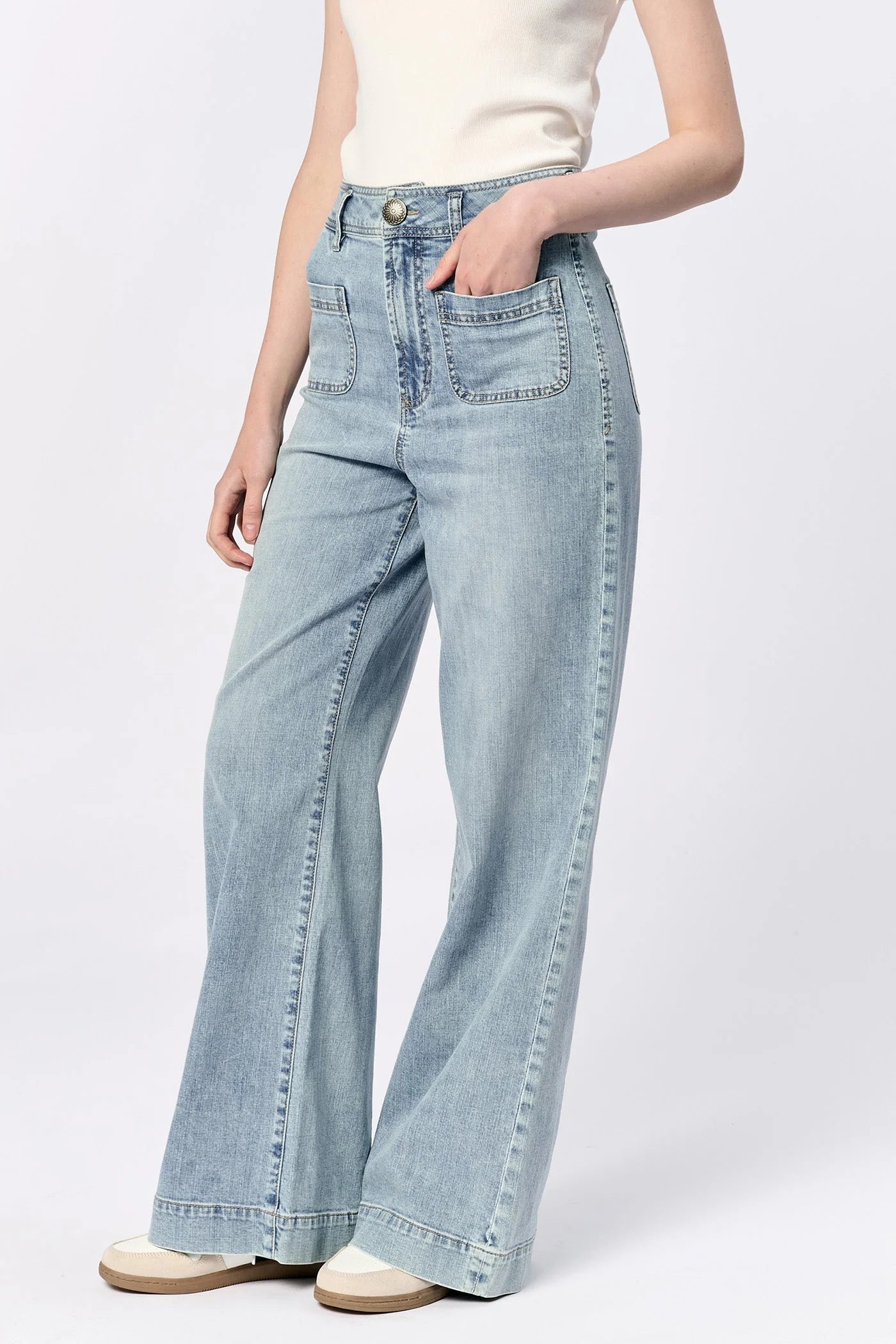 AUDREY WIDE LEG JEANS