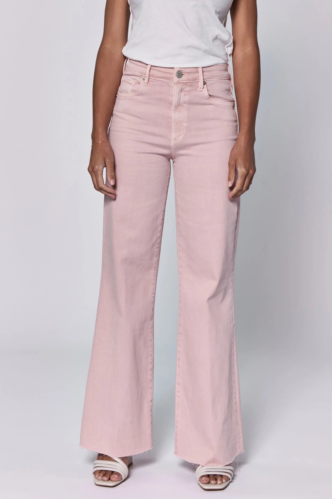 FIONA HIGH RISE CUT OFF HEM JEANS