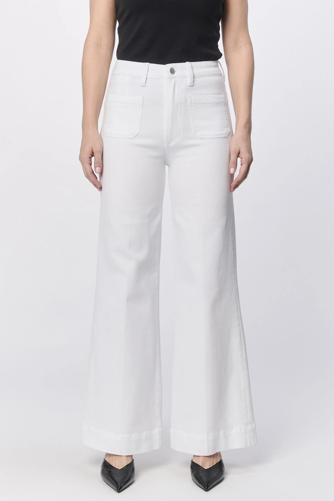 FIONA WIDE LEG CUFFED HEM JEANS