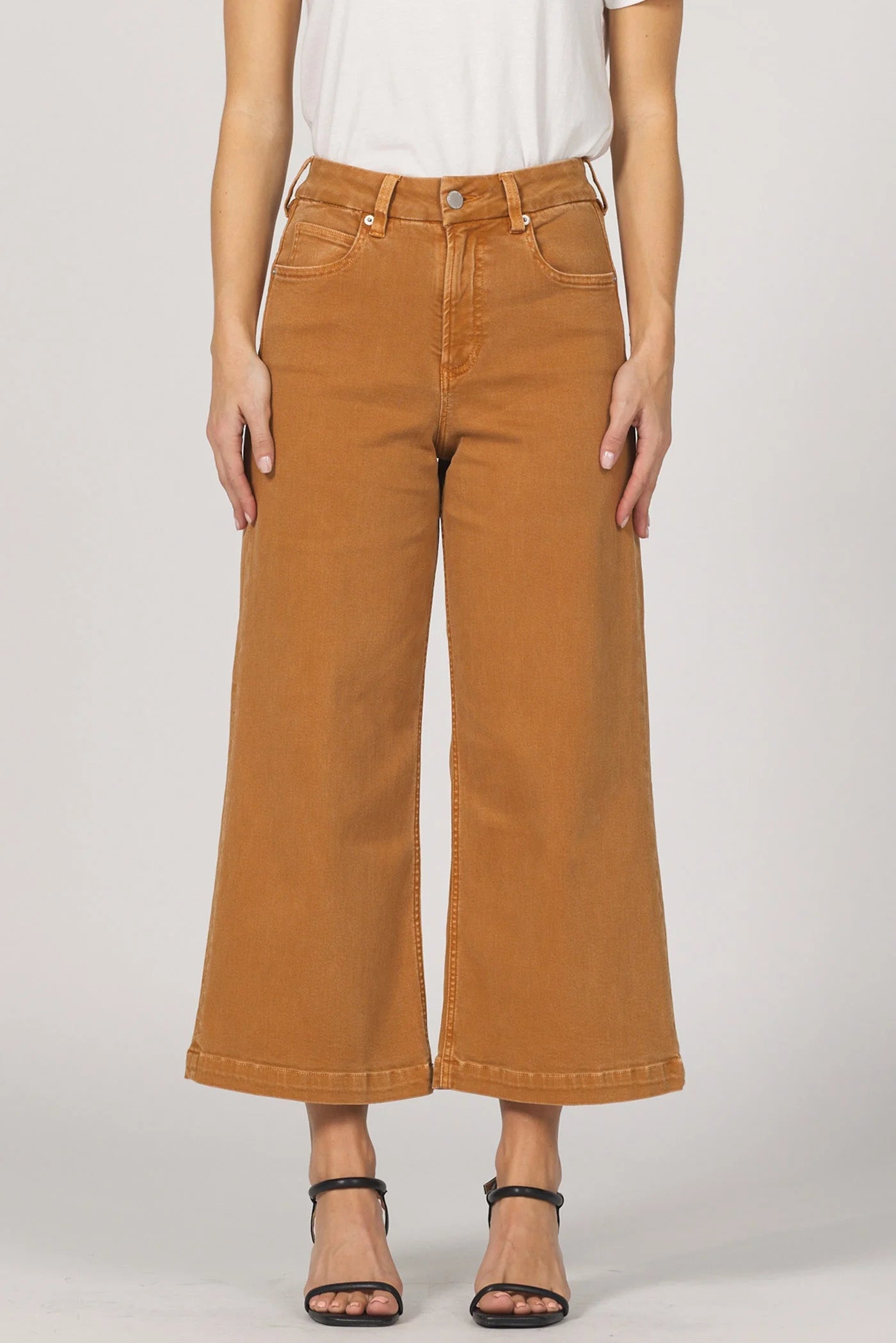 AUDREY WIDE LEG CROPPED DENIM by Dear John