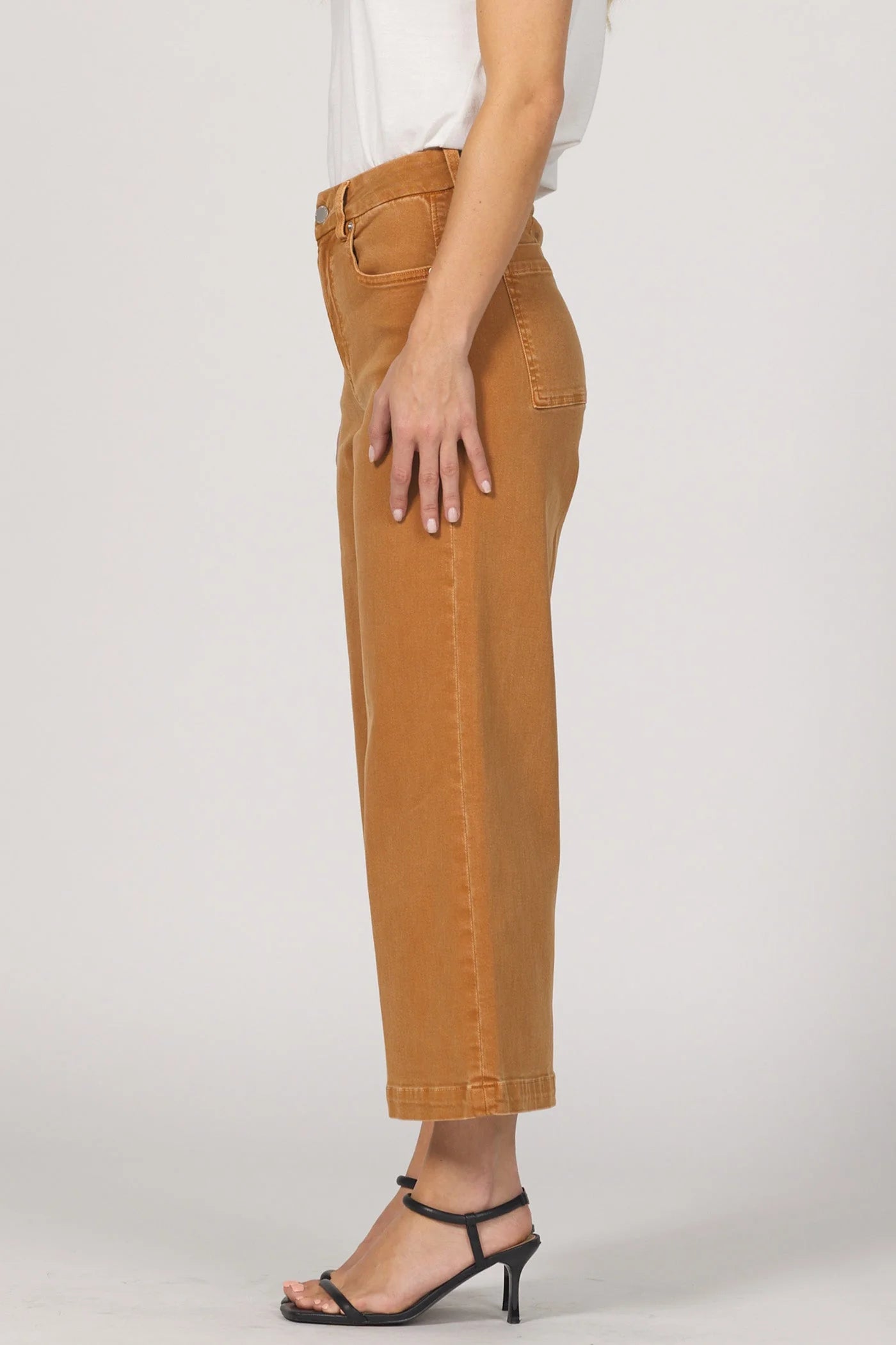 AUDREY WIDE LEG CROPPED DENIM by Dear John
