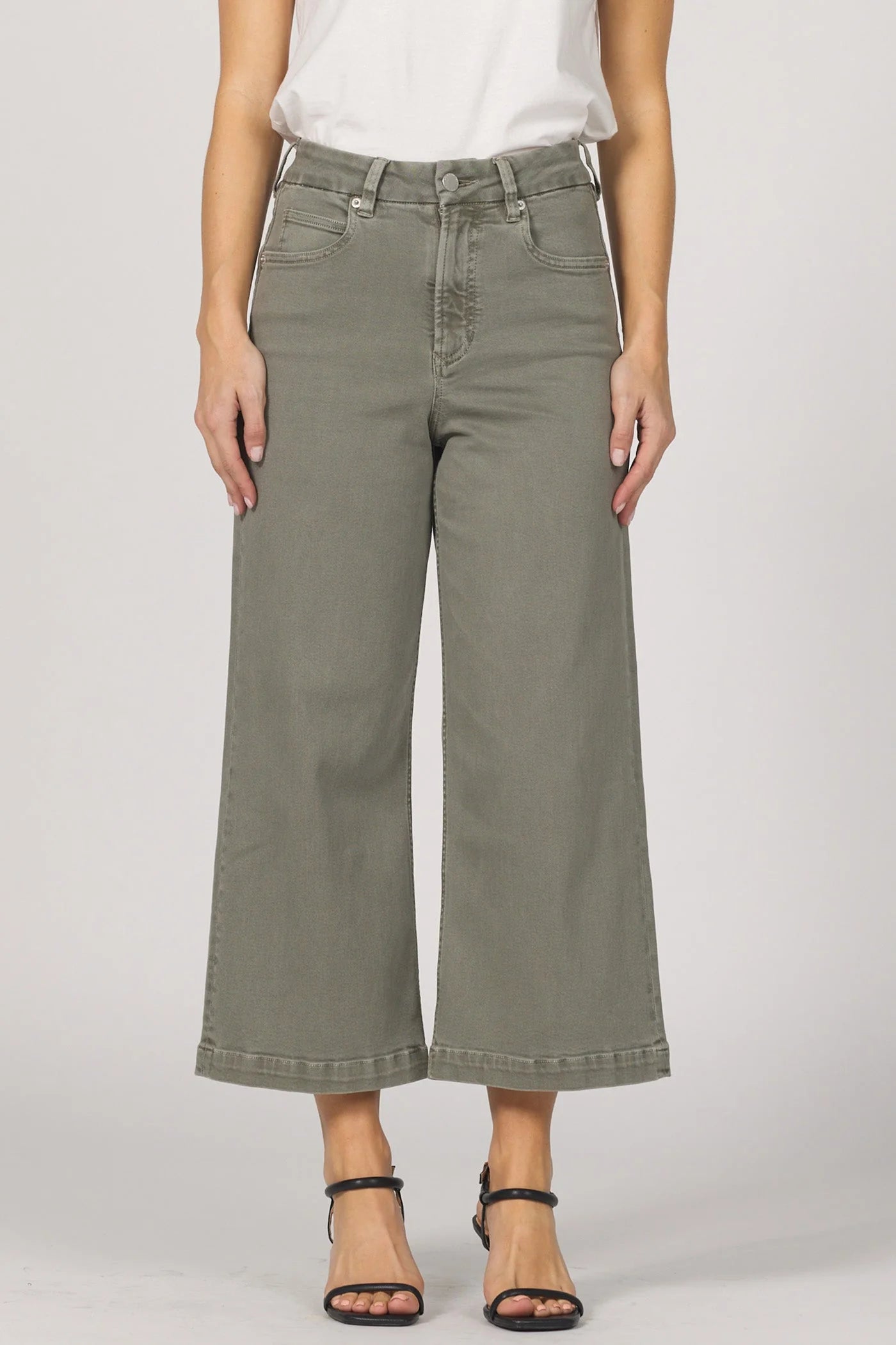 AUDREY WIDE LEG CROPPED JEAN by Dear John
