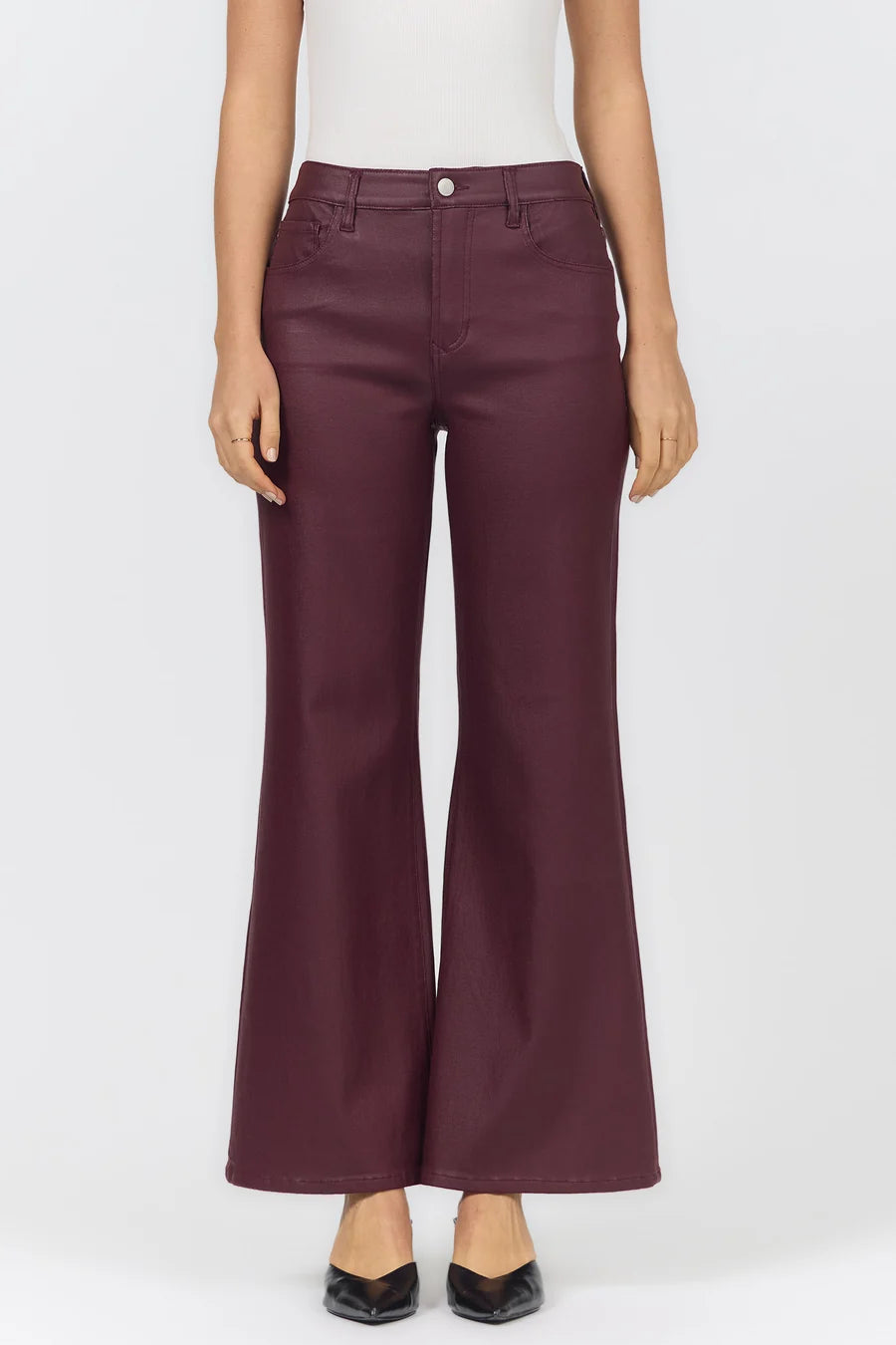 "FIONA WIDE LEG DENIM JEANS" by Dear John