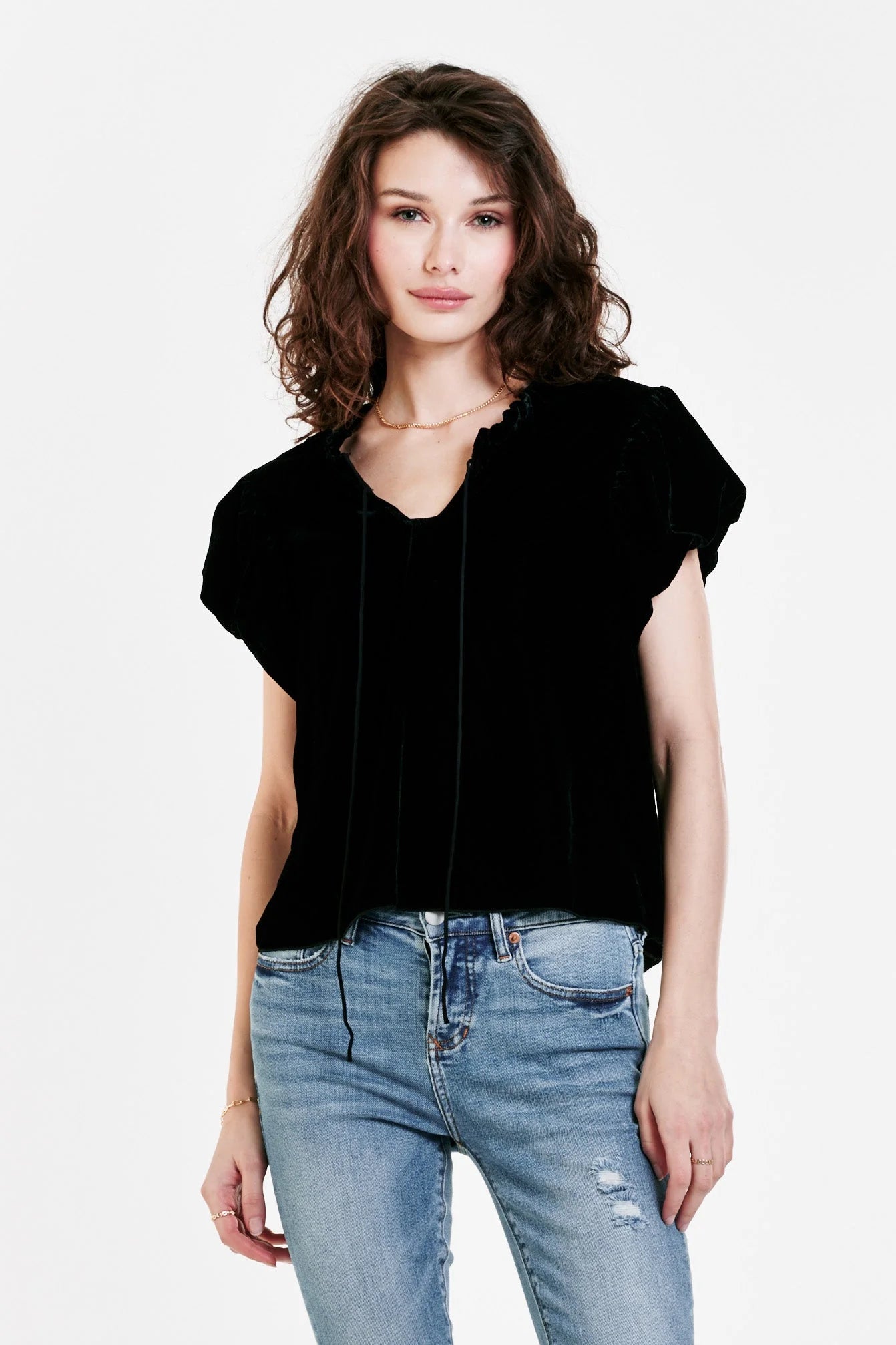 VELVET MAGGIE HOLIDAY TOP