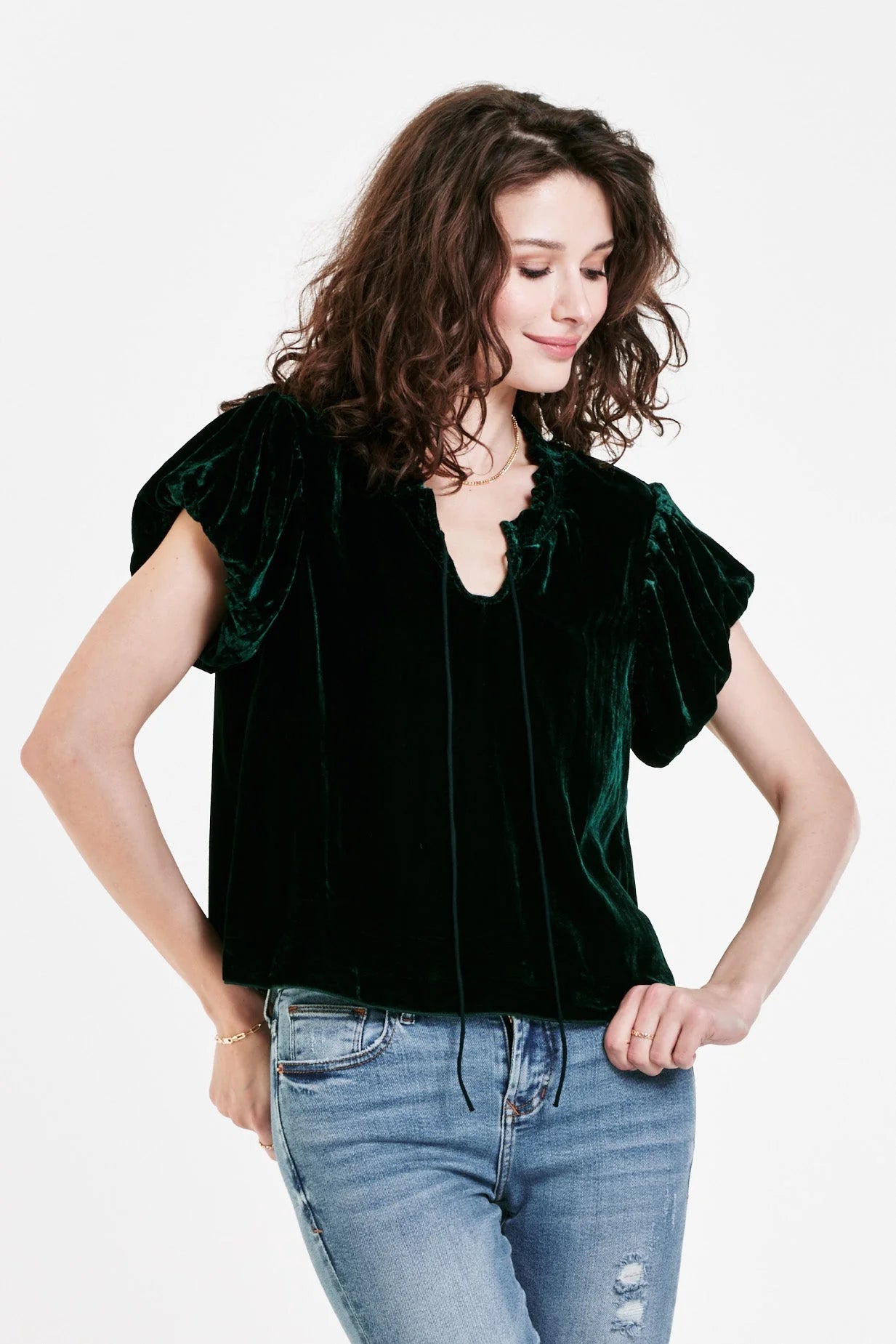 VELVET MAGGIE HOLIDAY TOP