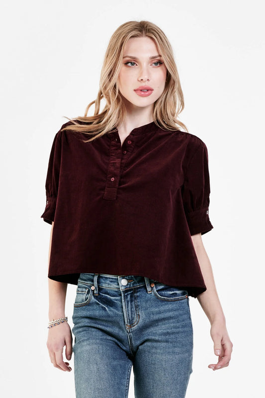 PASHA CORDUROY TOP