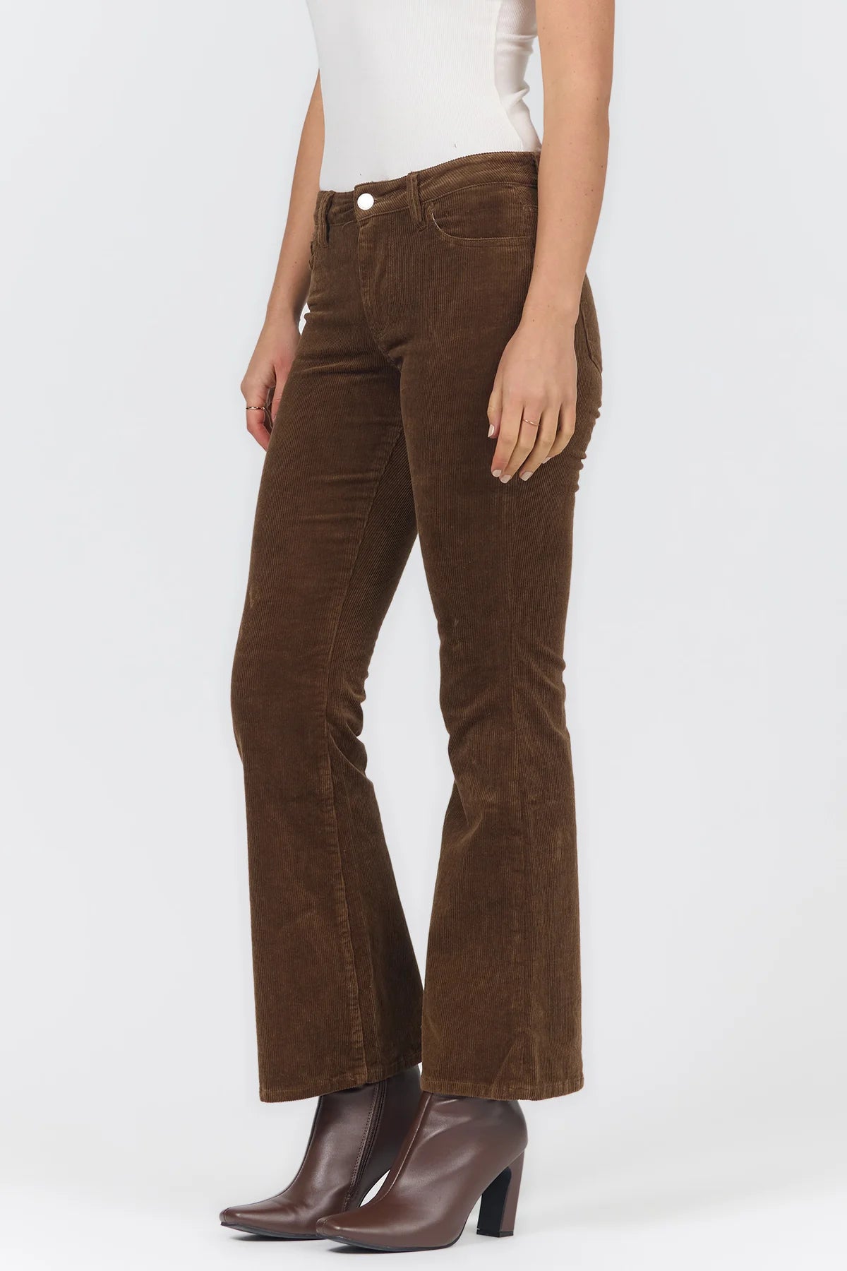 "FLORENCE FLARED CORDUROY BOOTCUT JEANS" by Dear John
