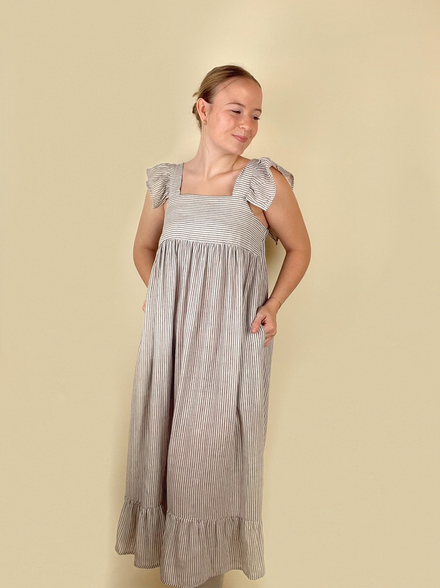 MAGGIE STRIPED DRESS