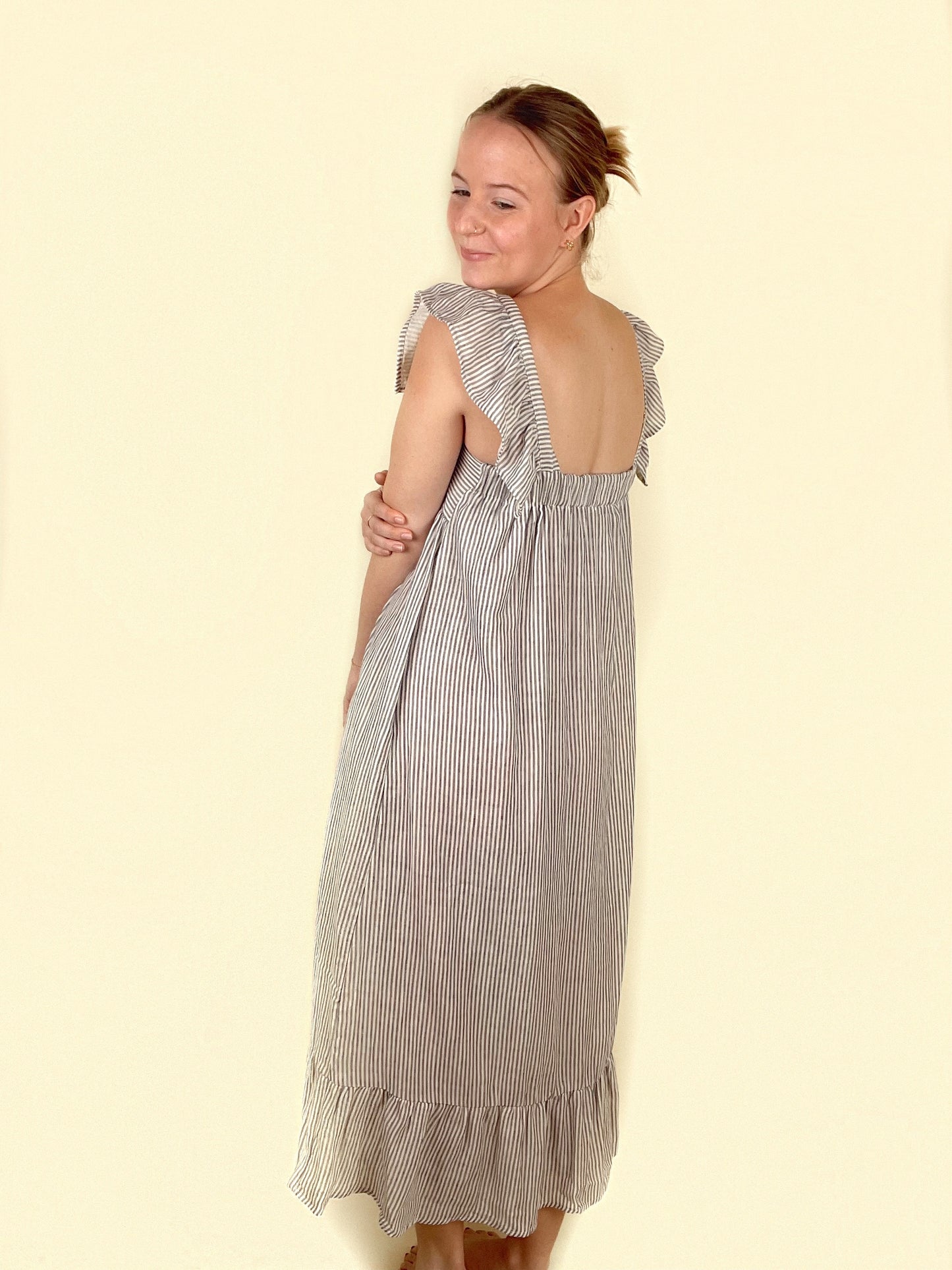 MAGGIE STRIPED DRESS