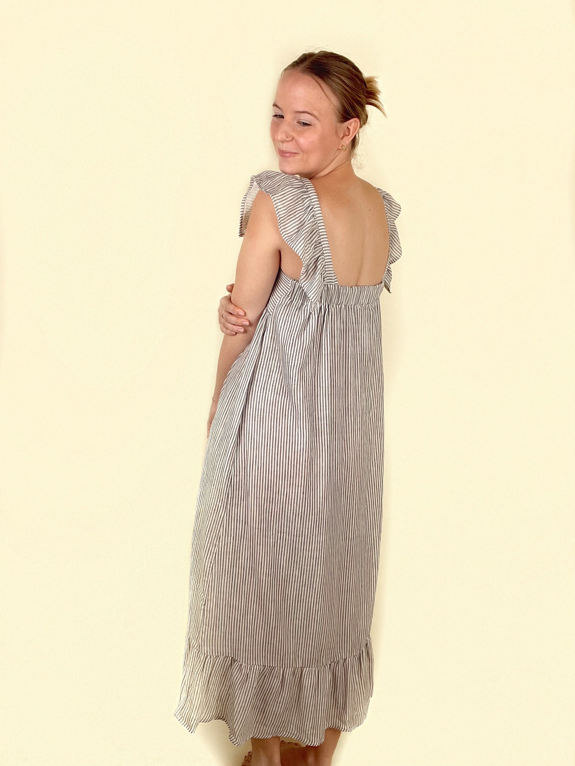 MAGGIE STRIPED DRESS