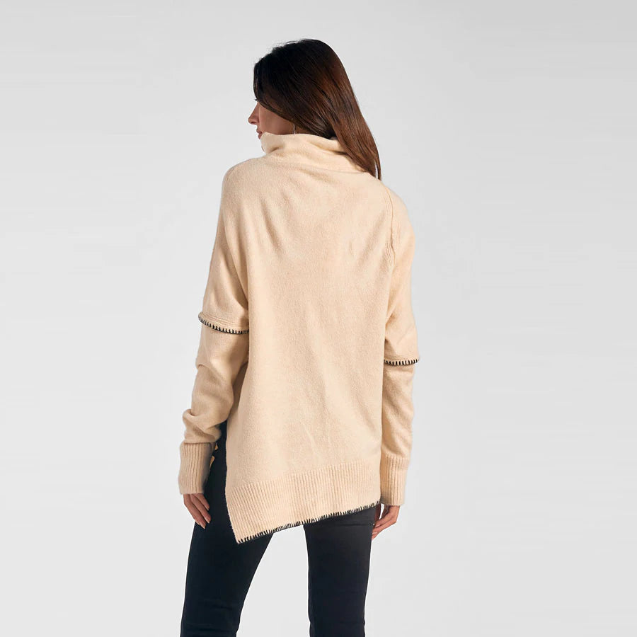 AVA ASYMETRICAL SWEATER