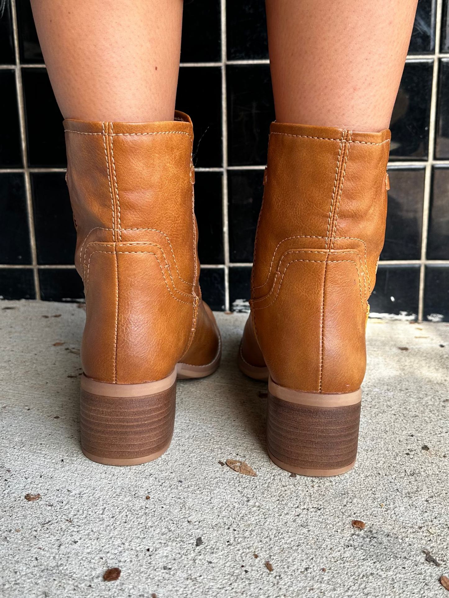 TAN PUPOSIE BOOT by DIBA TRUE