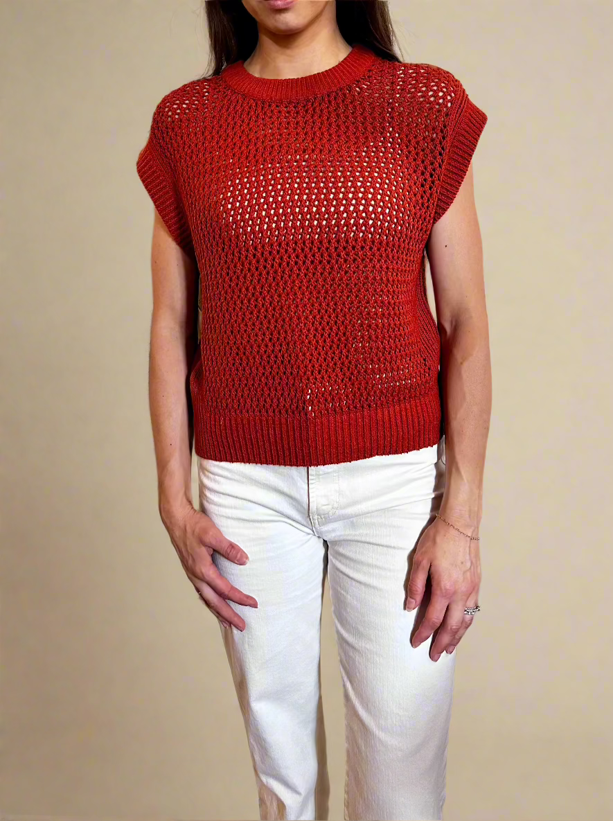 QUINCE SHORT SLEEVE SWEATER by DEAR JOHN