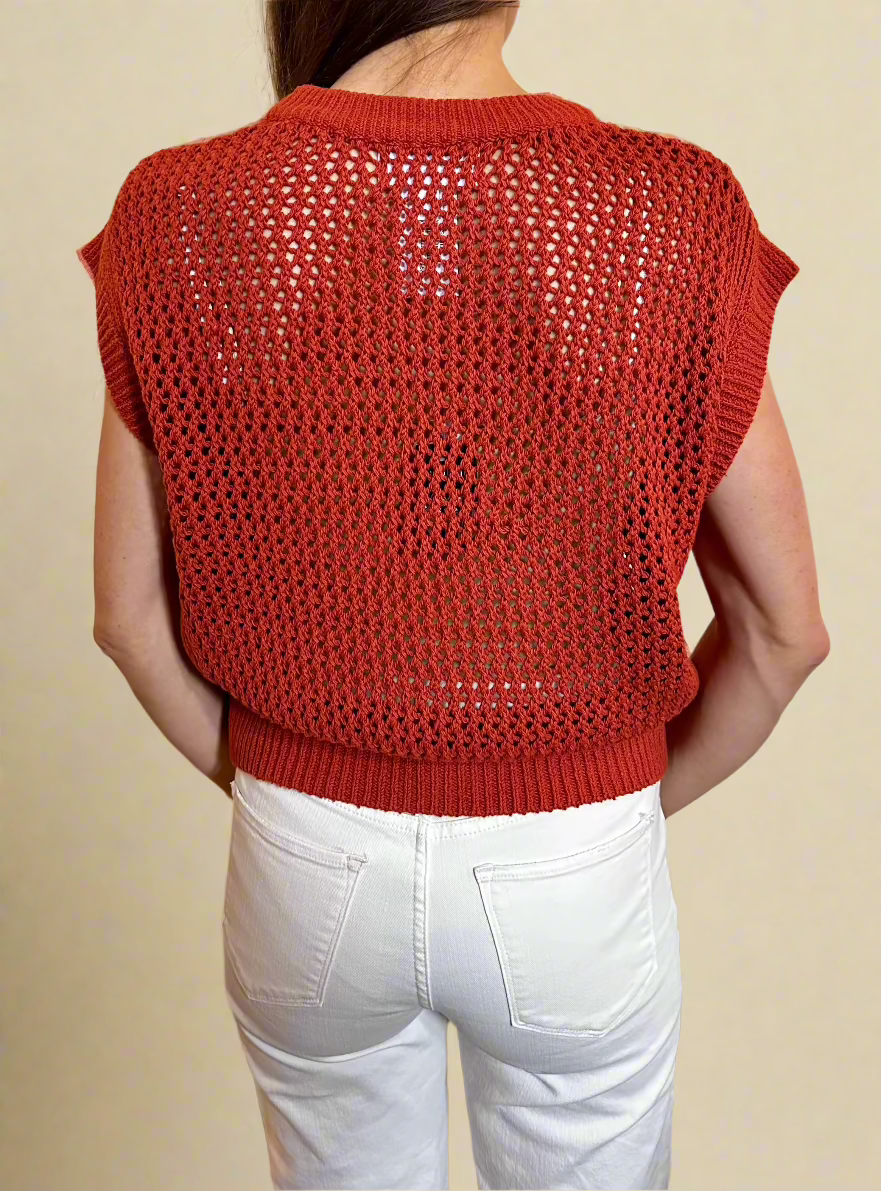 QUINCE SHORT SLEEVE SWEATER by DEAR JOHN