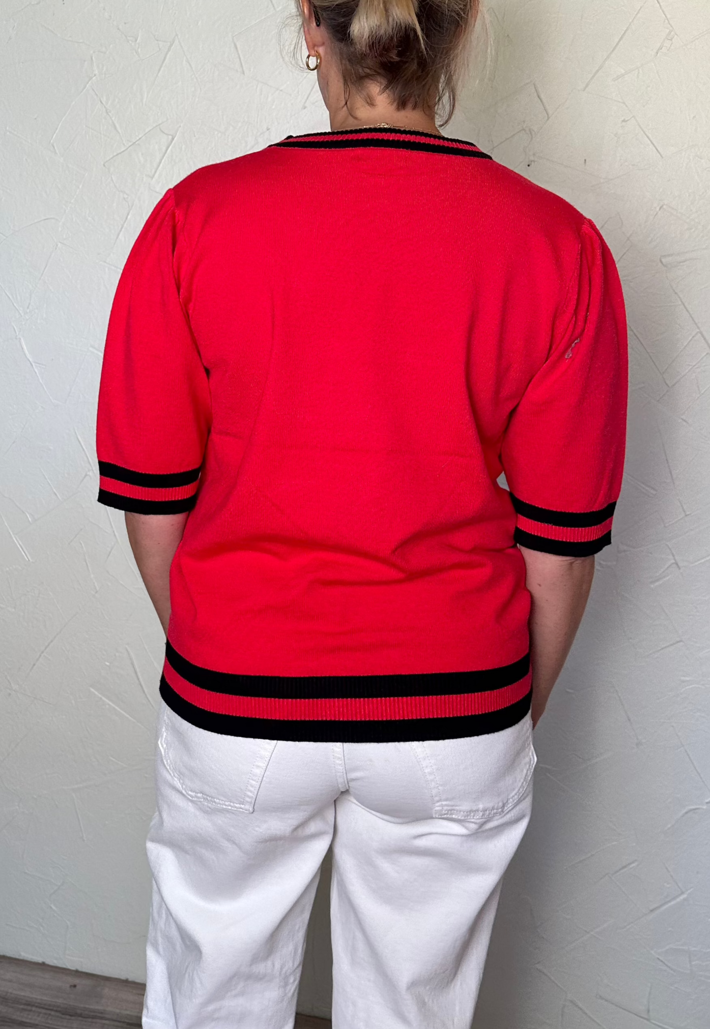 GEORGIA BULLDOG SWEATER TOP