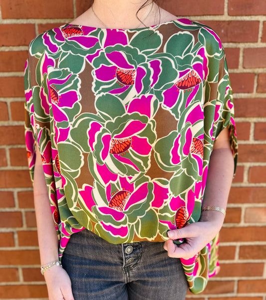 "MOUNTAINS AND VALLEYS" BLOUSE