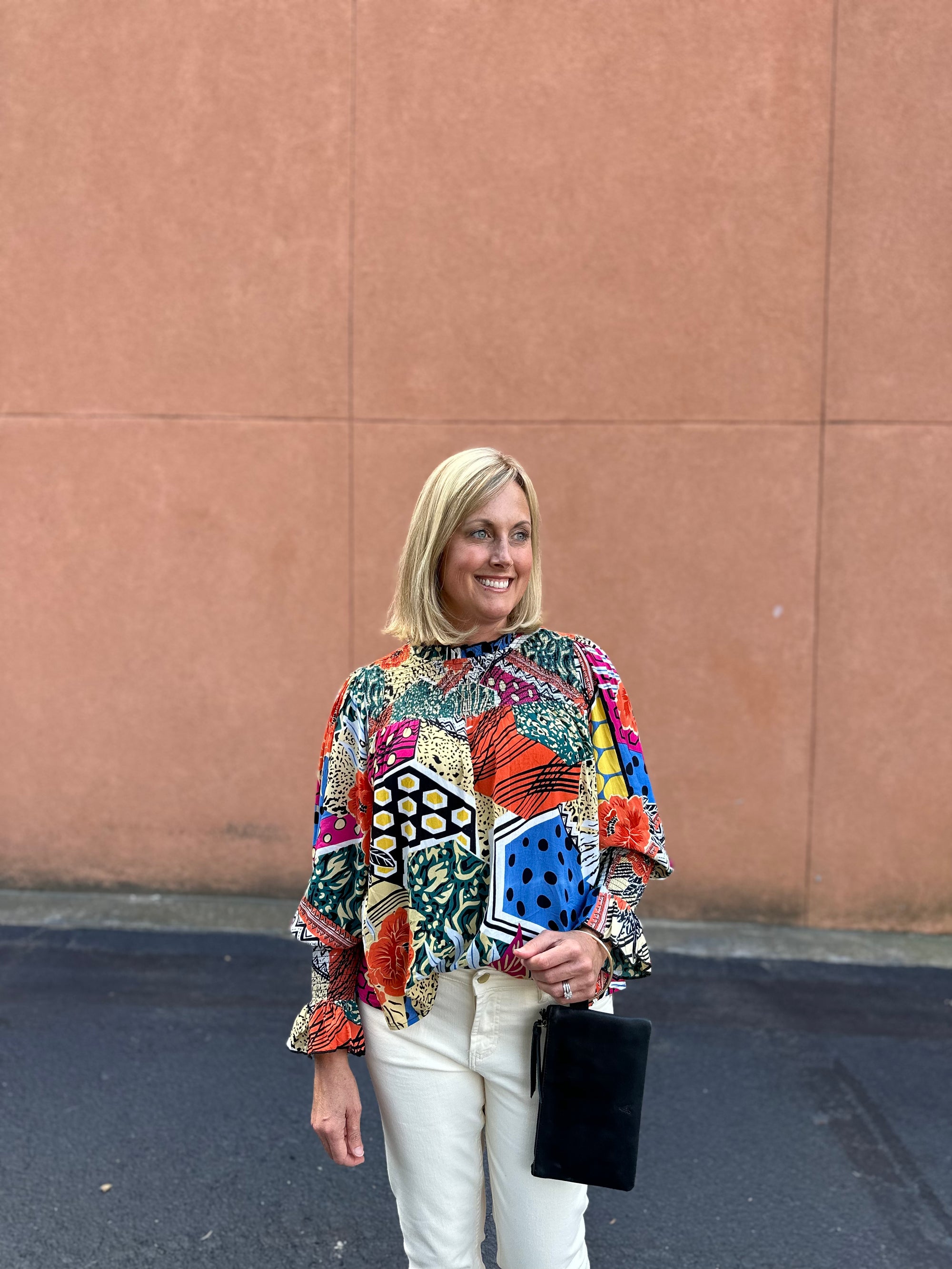 TESLEY PRINT TOP