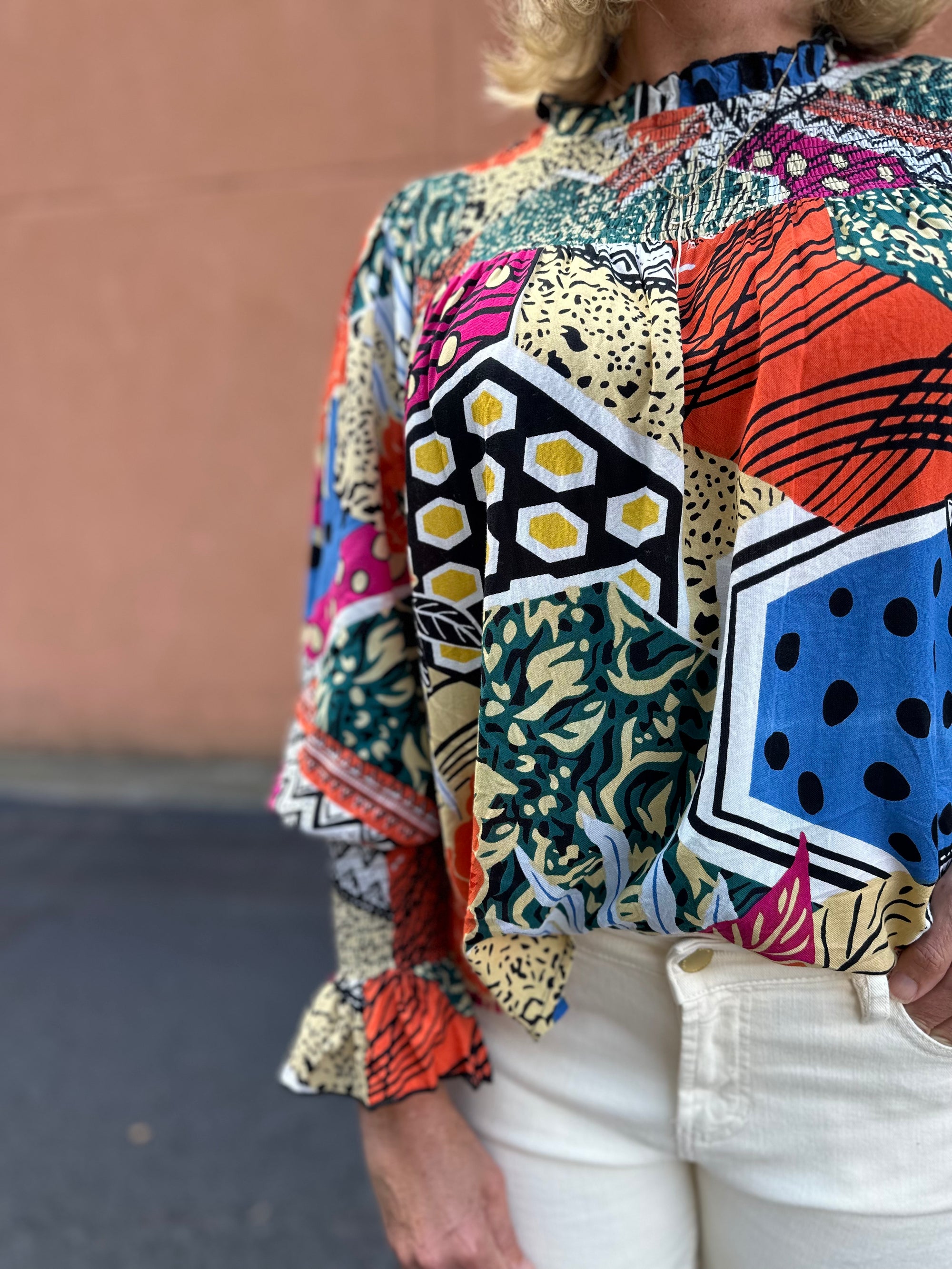 TESLEY PRINT TOP