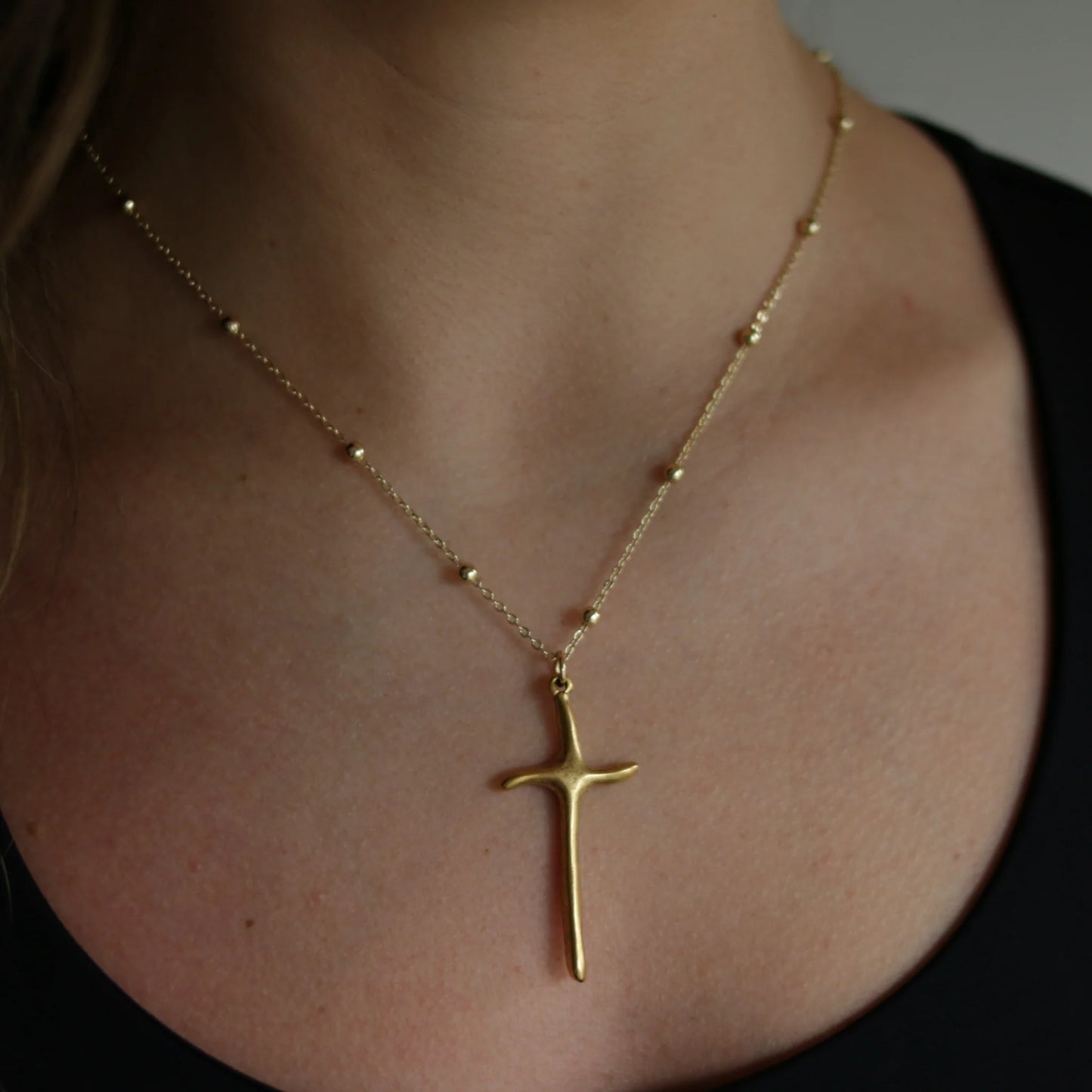 CASEY'S CROSS NECKLACE by INSPIRE DESIGNS