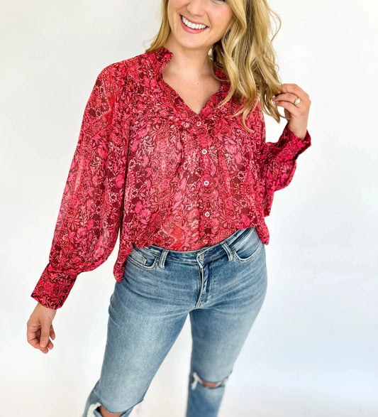 BRECKEN BUTTON UP BLOUSE