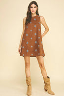 "SANTA FE" Suede Mini Dress