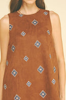 "SANTA FE" Suede Mini Dress