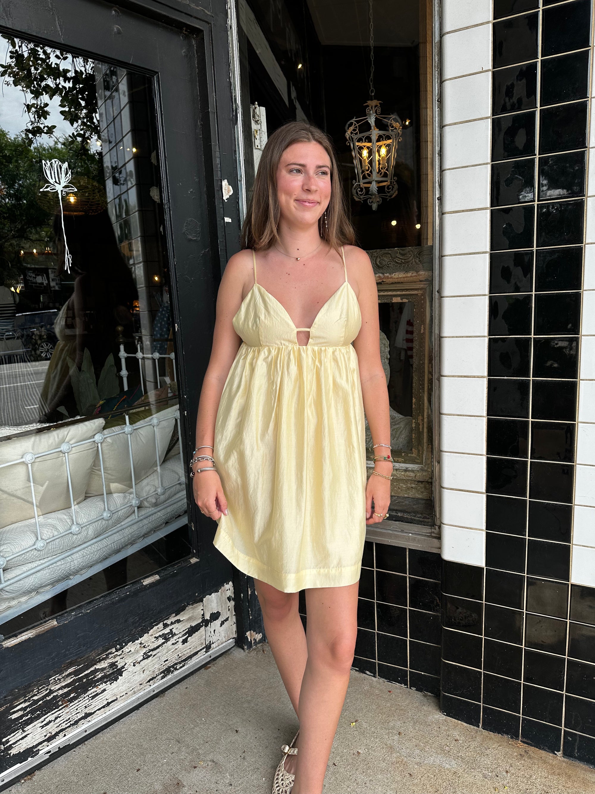 "WONDERFUL WORKS" MINI DRESS