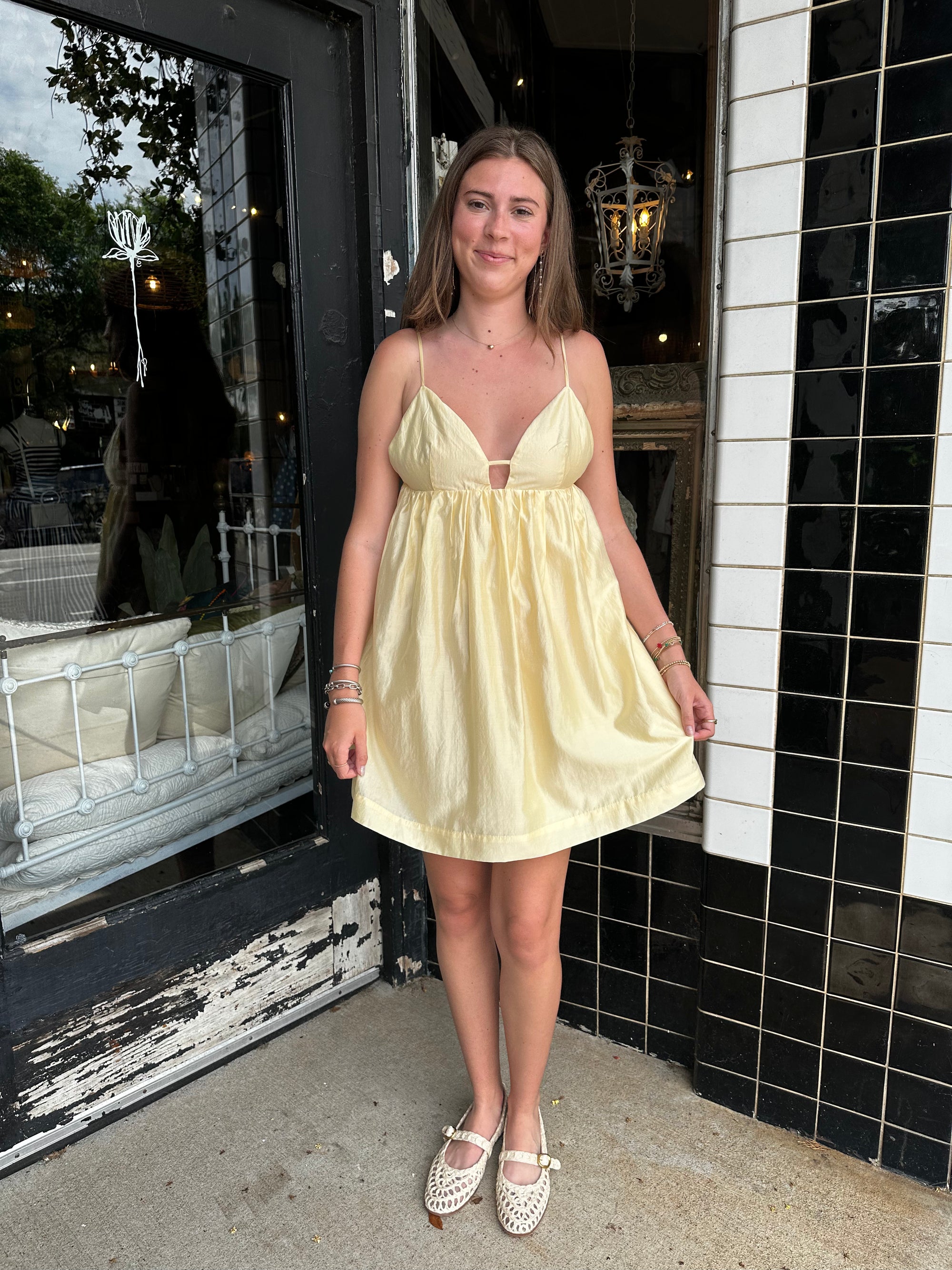 "WONDERFUL WORKS" MINI DRESS